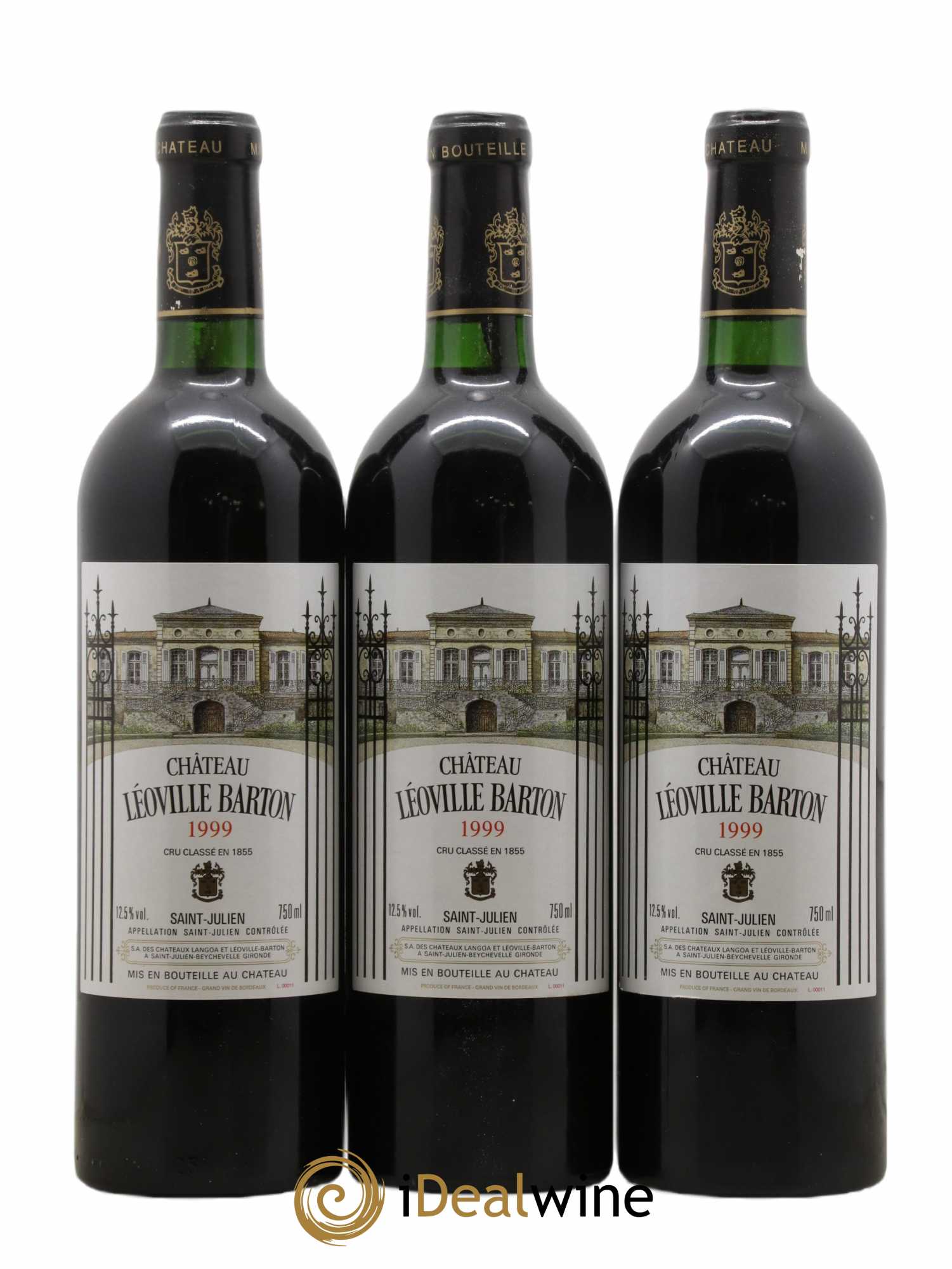 Château Léoville Barton 2ème Grand Cru Classé 1999 - Lot of 12 bottles - 3