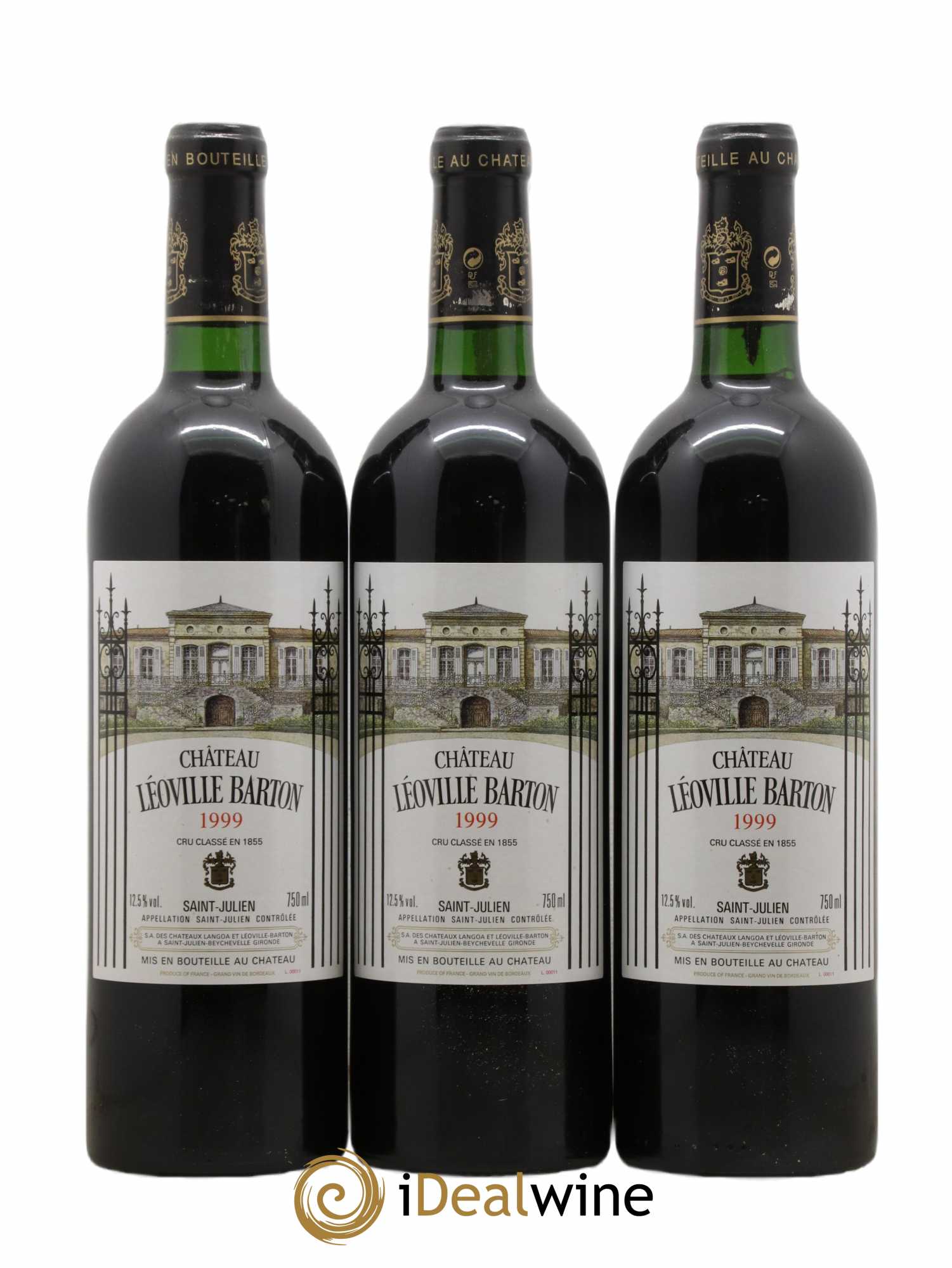 Château Léoville Barton 2ème Grand Cru Classé 1999 - Lot of 12 bottles - 4