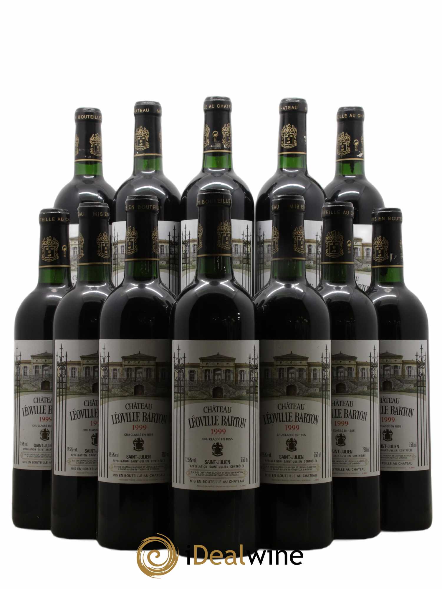Château Léoville Barton 2ème Grand Cru Classé 1999 - Lot of 12 bottles - 0