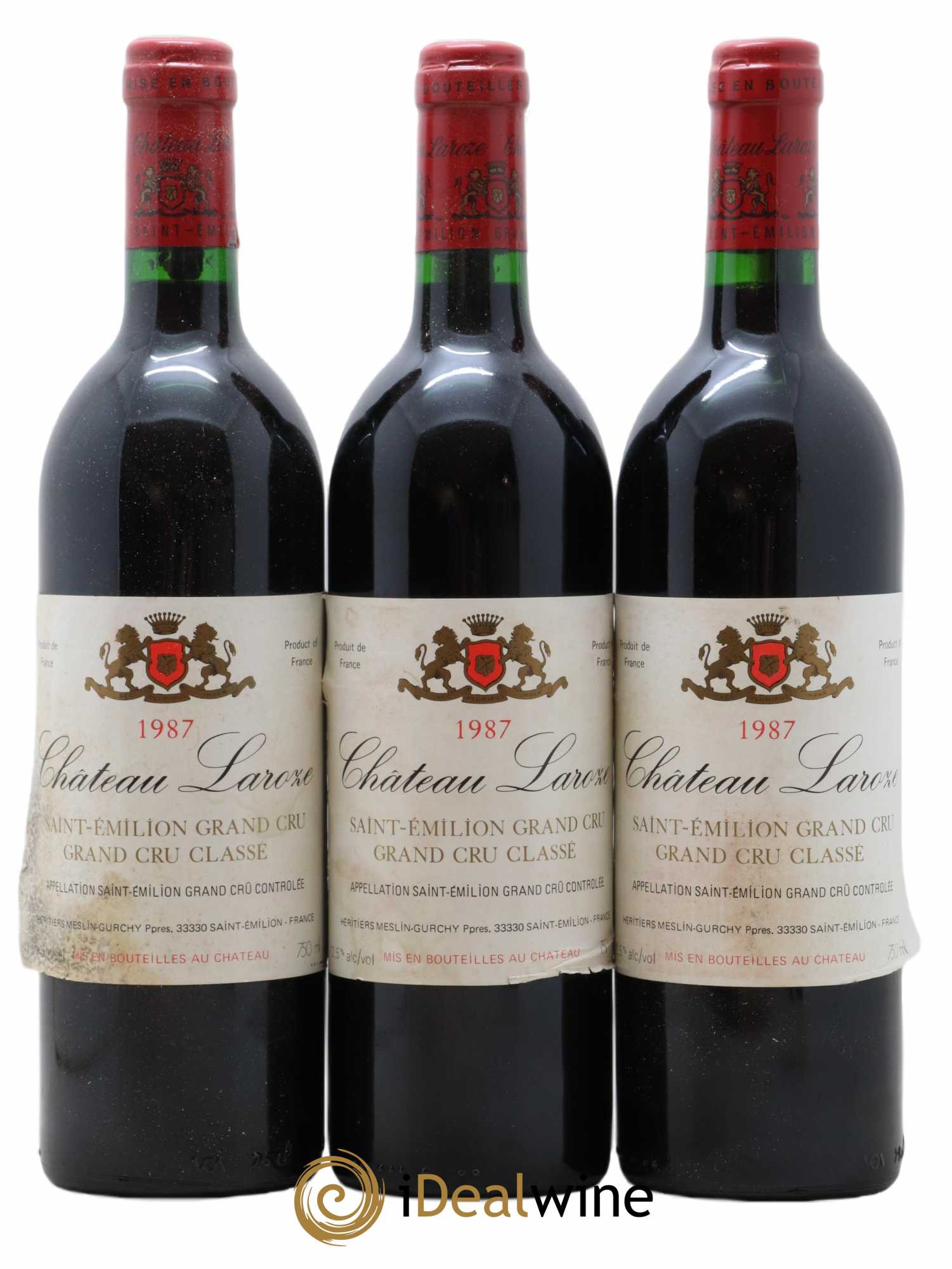 Château Laroze Grand Cru Classé 1987 - Lot de 12 bouteilles - 2
