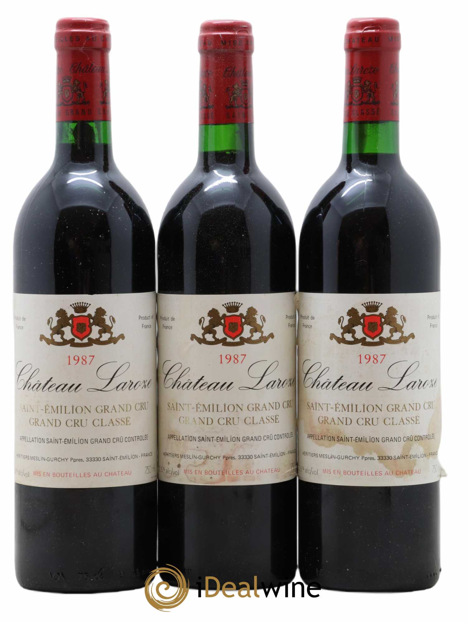 Château Laroze Grand Cru Classé 1987 - Lot de 12 bouteilles - 3