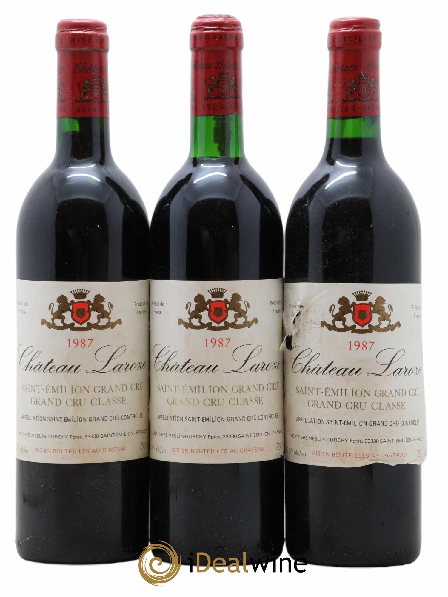 Château Laroze Grand Cru Classé 1987 - Lot de 12 bouteilles - 4