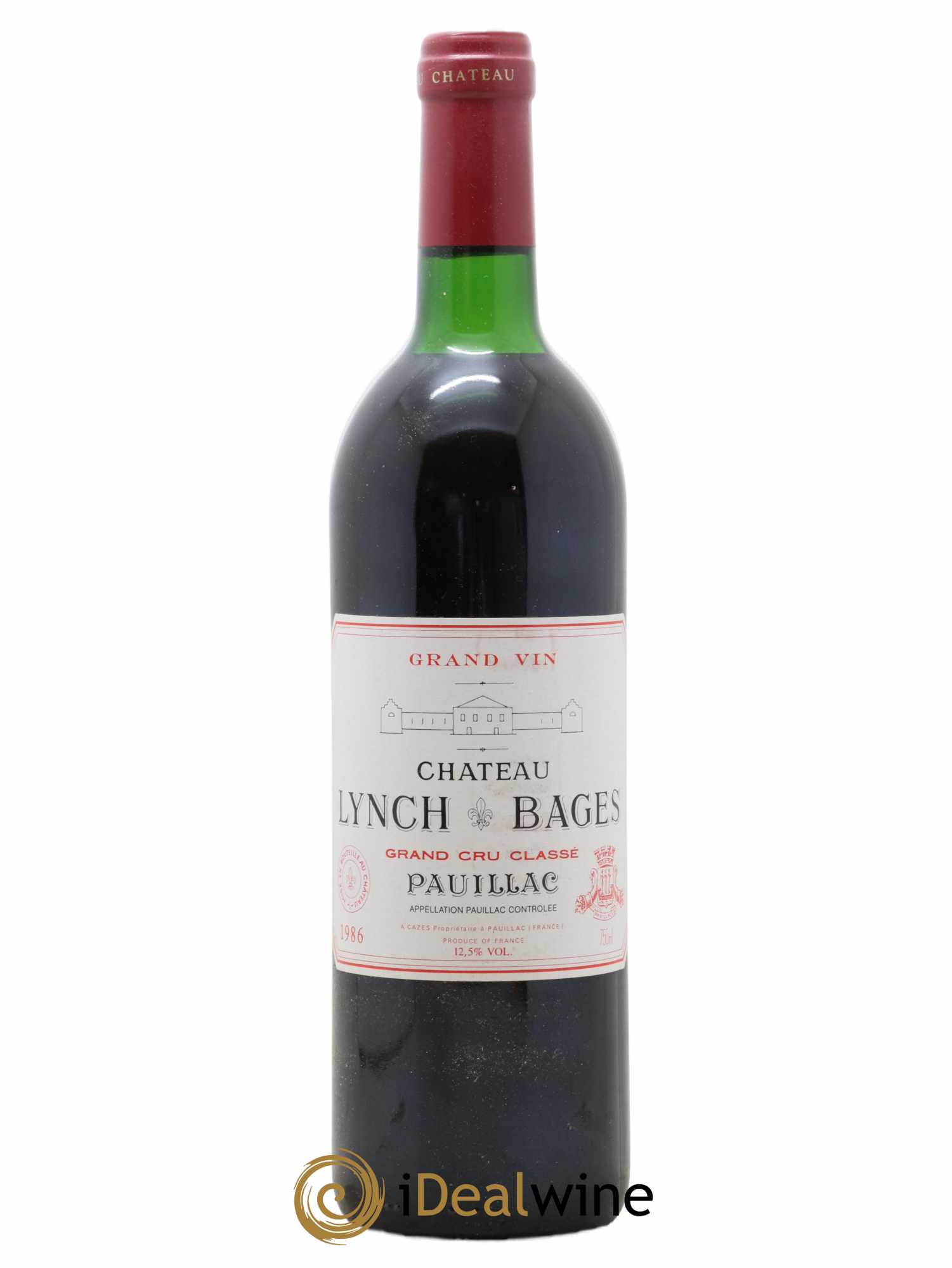 Château Lynch Bages 5ème Grand Cru Classé 1986 - Lot de 1 bouteille - 0
