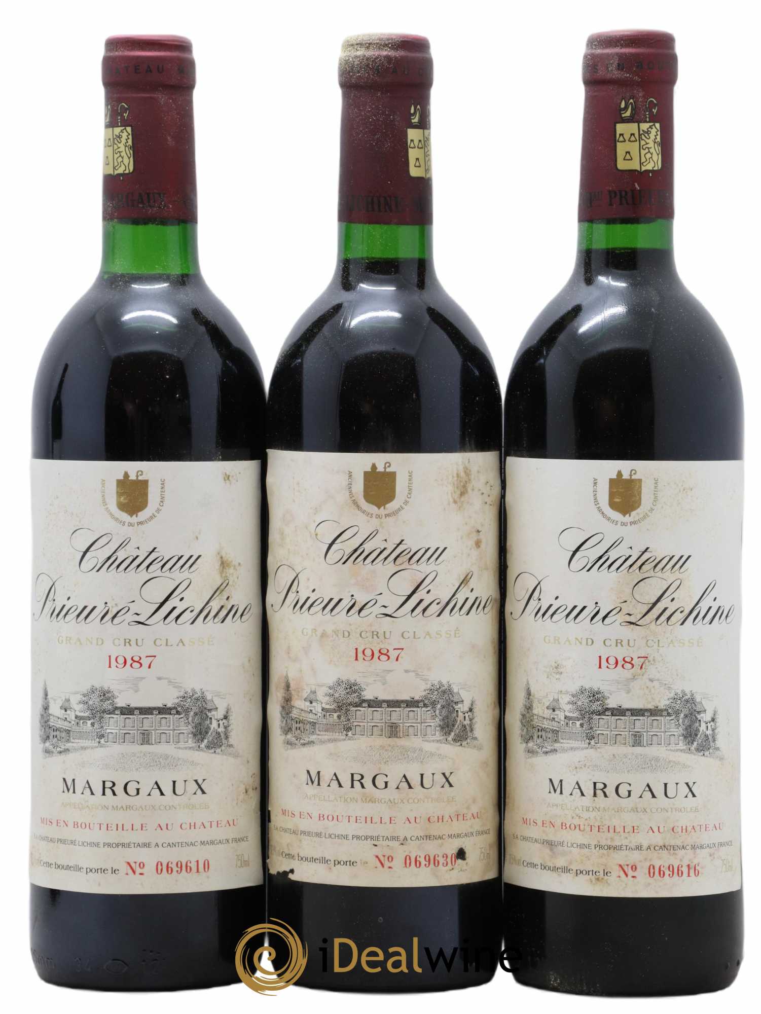 Château Prieuré Lichine 4ème Grand Cru Classé 1987 - Lot de 12 bouteilles - 2