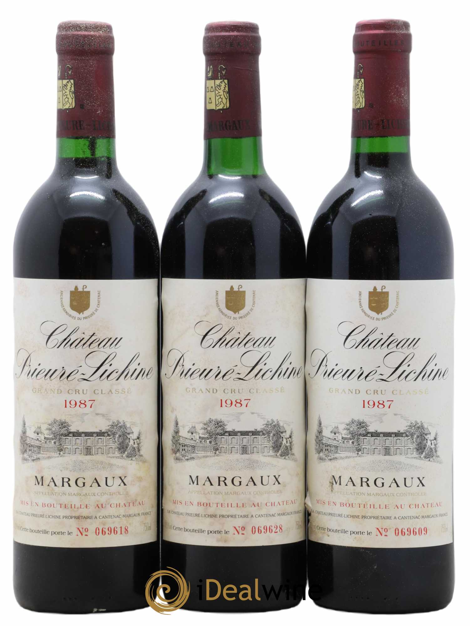 Château Prieuré Lichine 4ème Grand Cru Classé 1987 - Lot de 12 bouteilles - 3