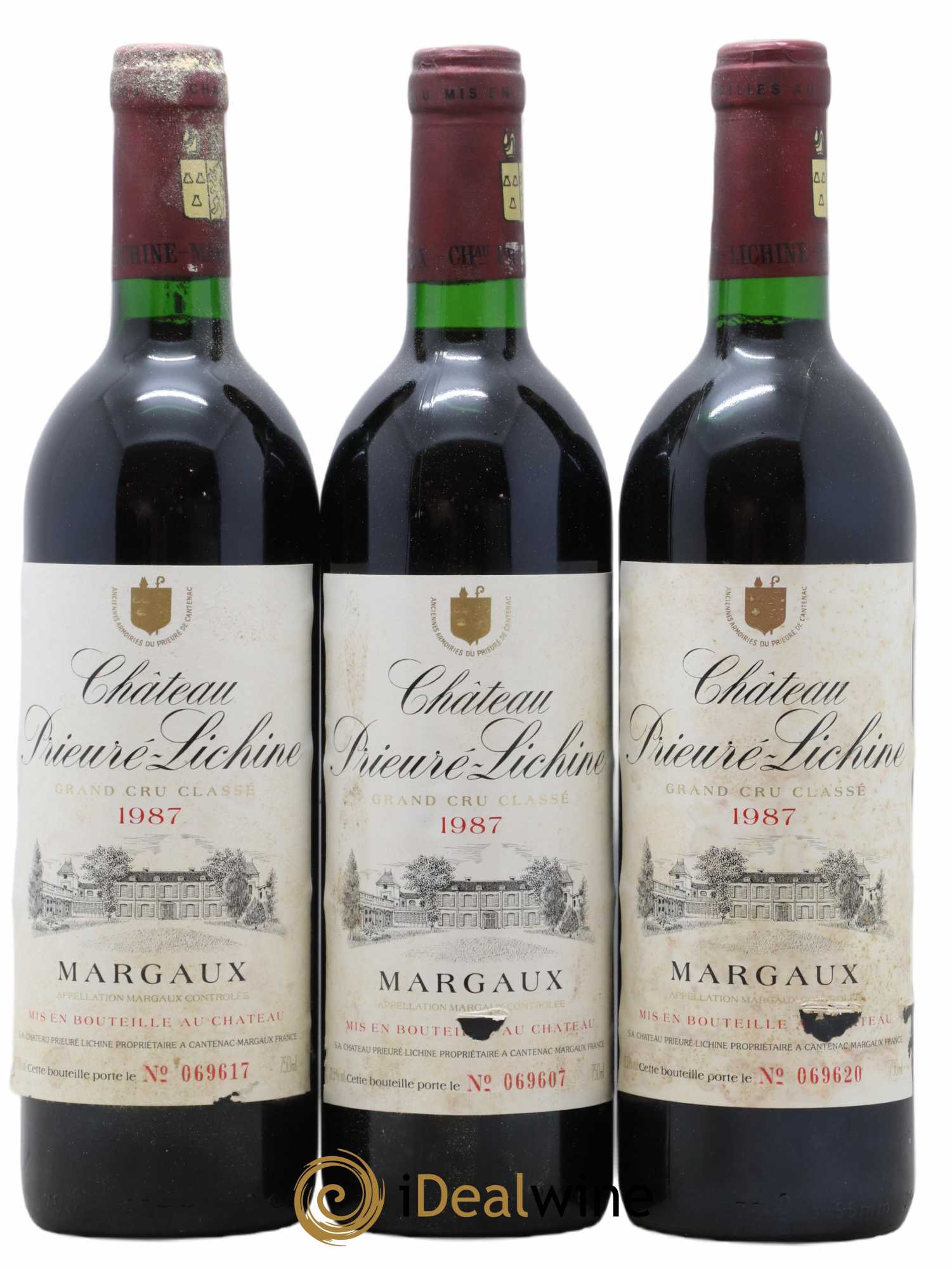 Château Prieuré Lichine 4ème Grand Cru Classé 1987 - Lot de 12 bouteilles - 4