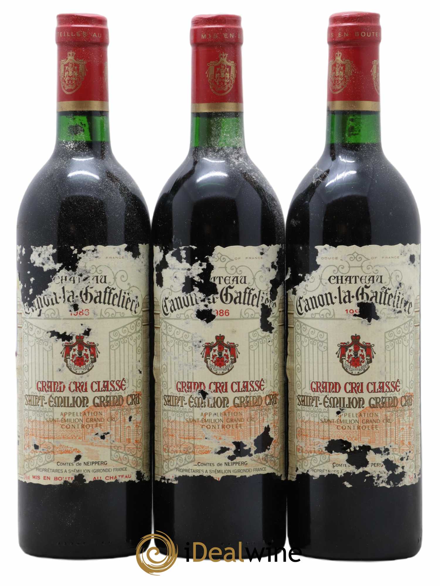 Château Canon la Gaffelière 1er Grand Cru Classé B 1986 - Posten von 12 Flaschen - 1