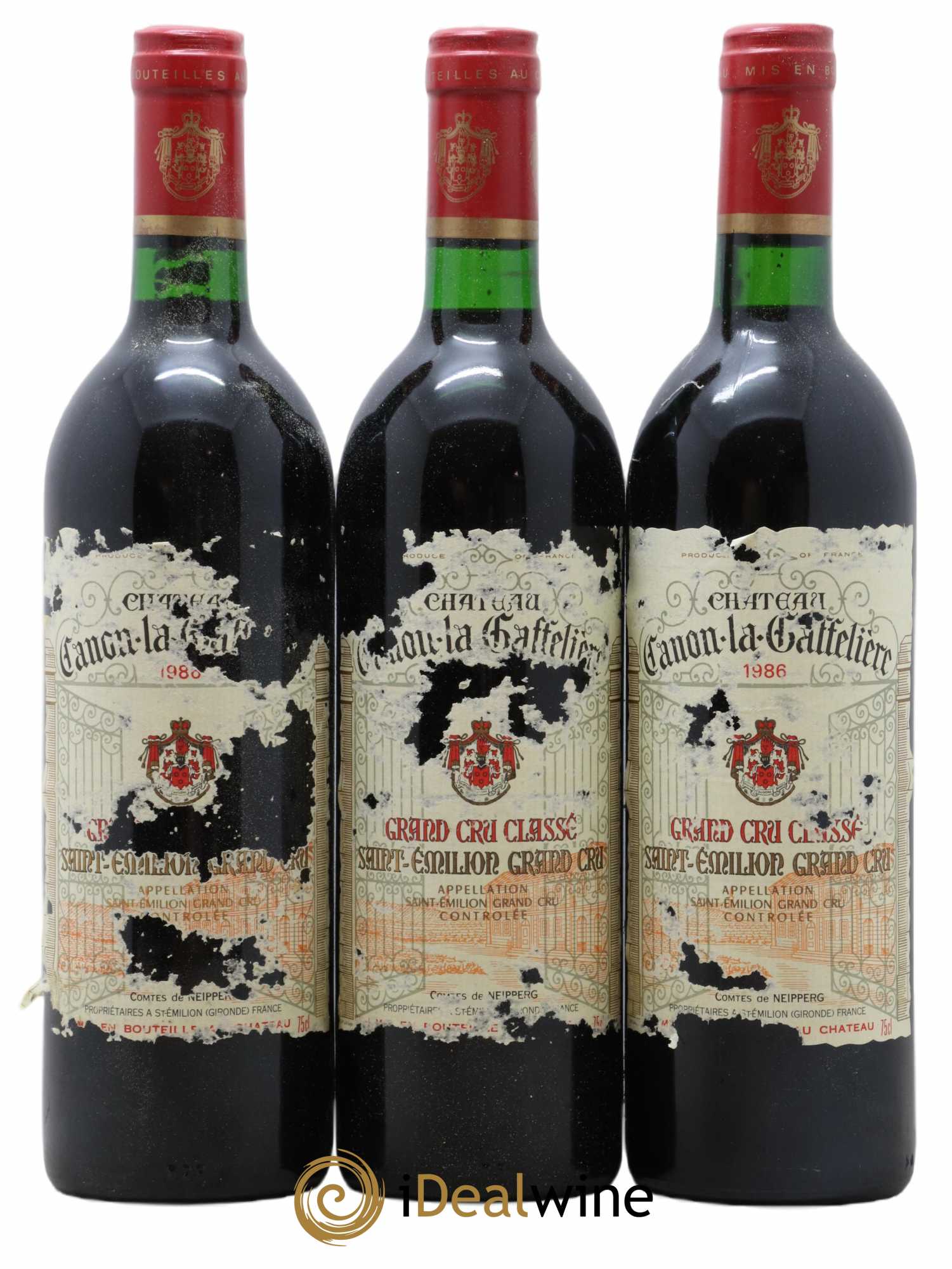 Château Canon la Gaffelière 1er Grand Cru Classé B 1986 - Posten von 12 Flaschen - 4