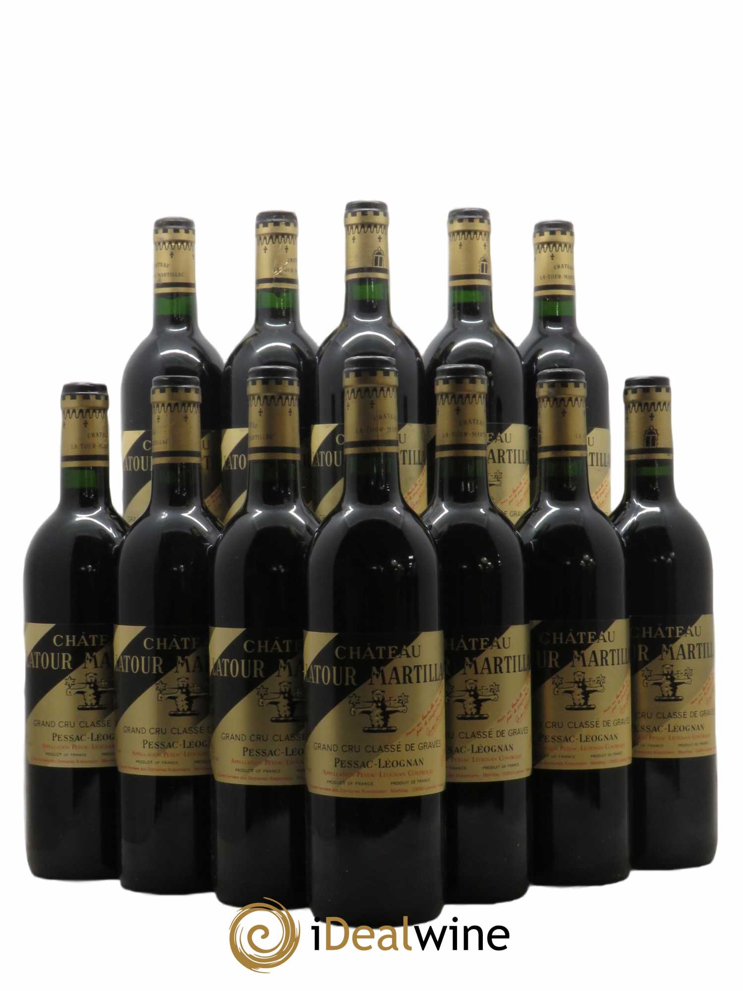 Château Latour-Martillac Cru Classé de Graves 1989 - Lot de 12 bouteilles - 0