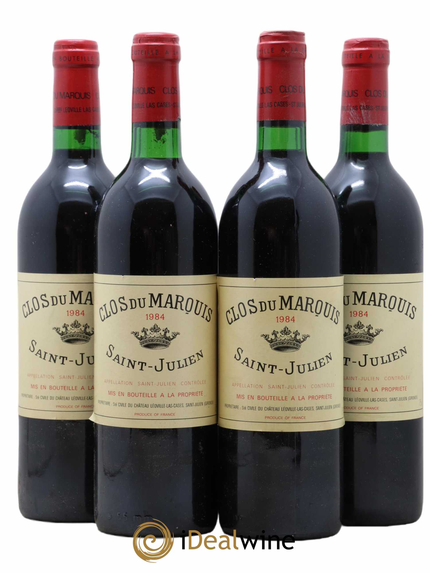 Clos du Marquis 1984 - Lot de 4 bouteilles - 0