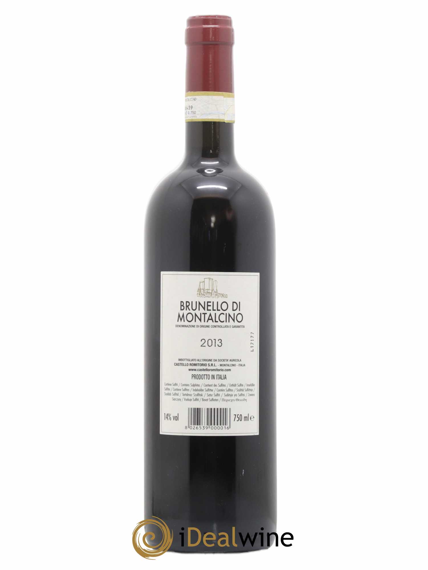 Brunello di Montalcino Castello Romitorio 2013 - Lot de 1 bouteille - 1