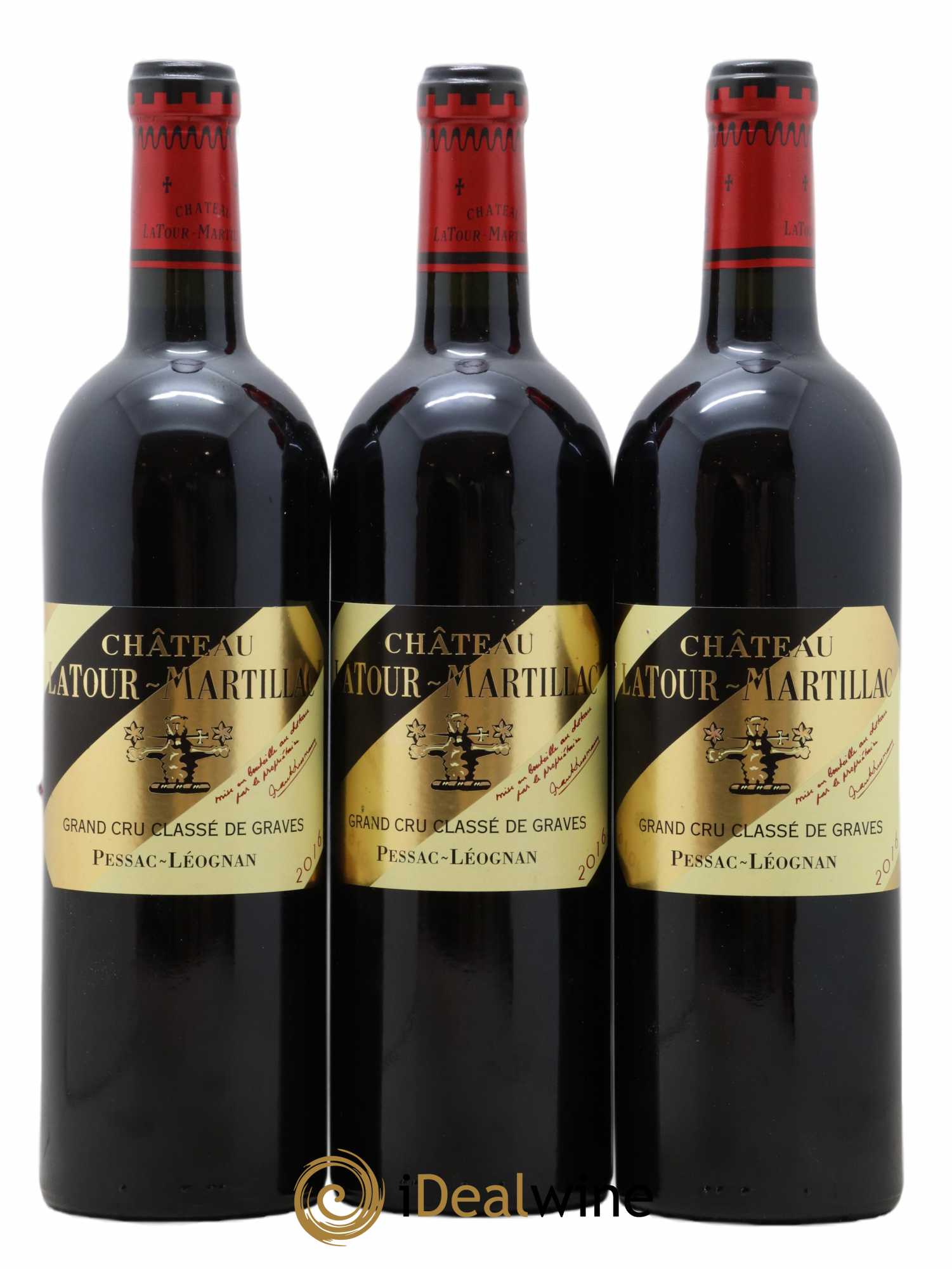 Château Latour-Martillac Cru Classé de Graves 2016 - Lot de 3 bouteilles - 0