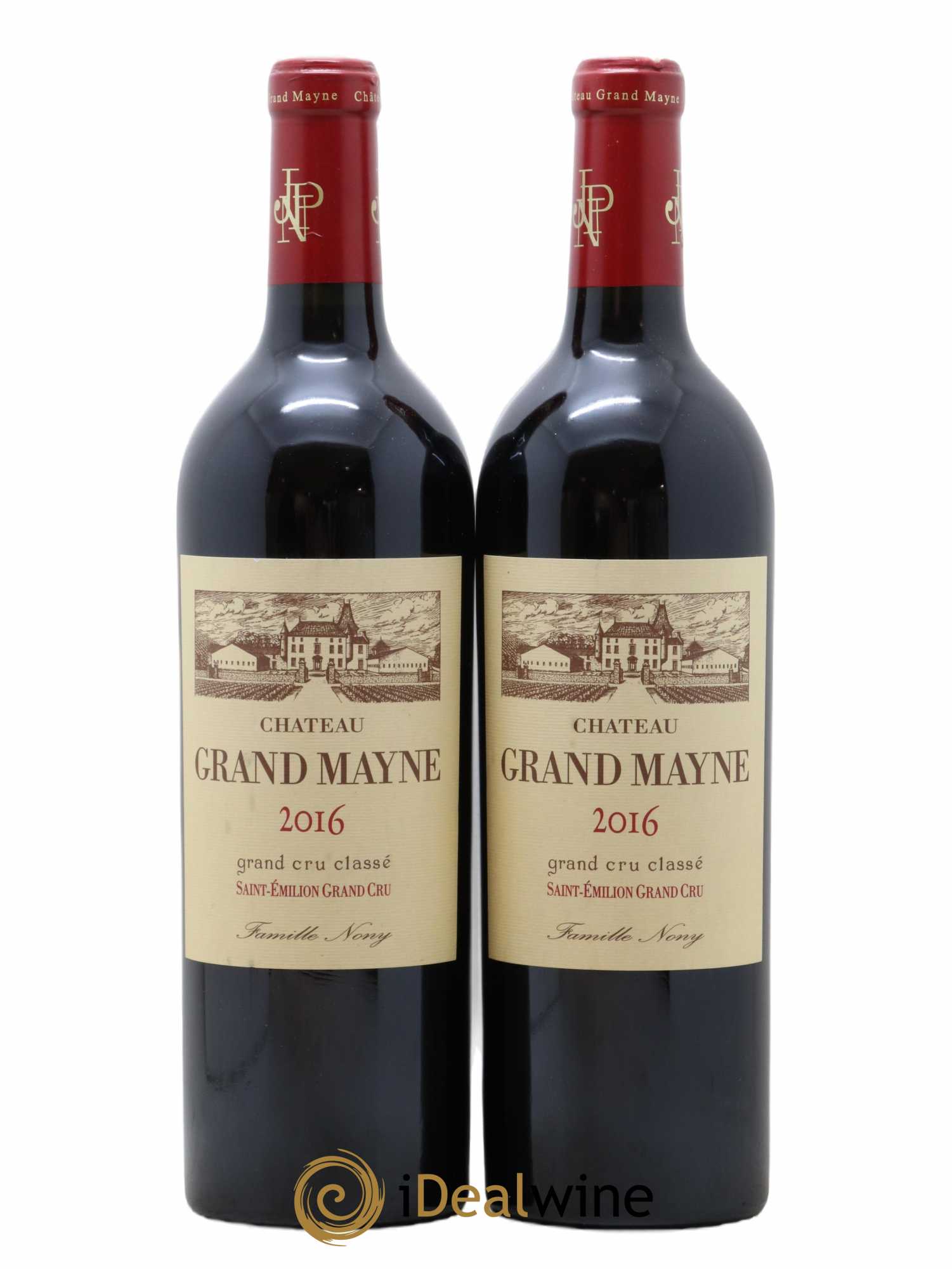 Château Grand Mayne Grand Cru Classé 2016 - Lot de 2 bouteilles - 0