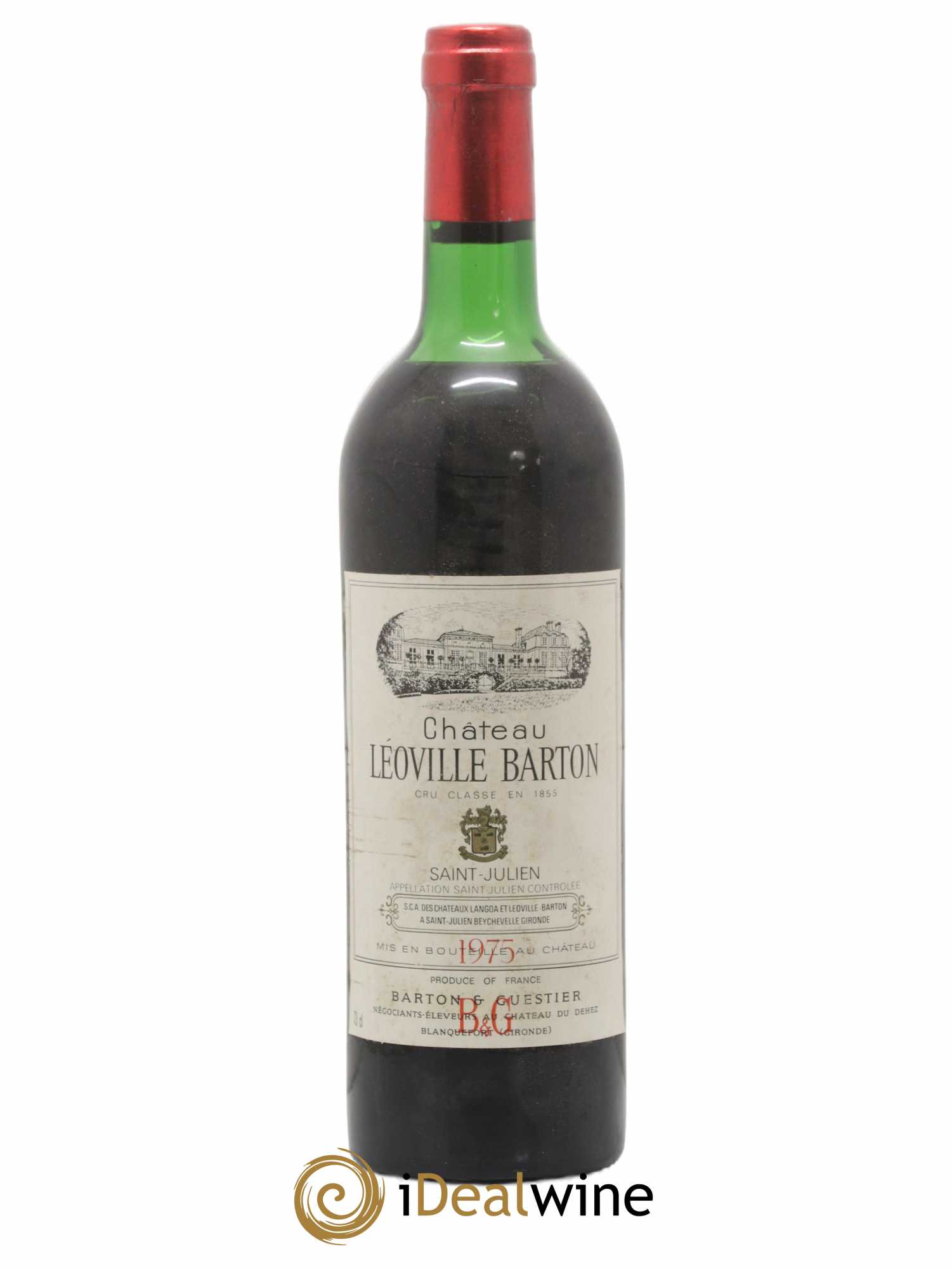 Château Léoville Barton 2ème Grand Cru Classé 1975 - Lot de 1 bouteille - 0