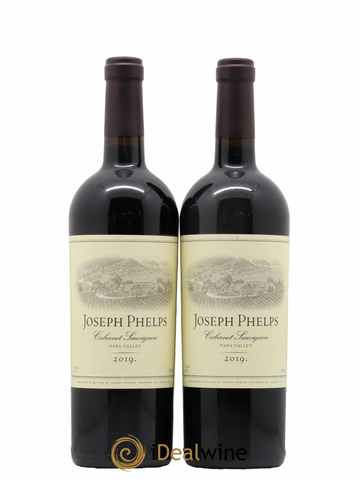 Napa Valley Cabernet Sauvignon Joseph Phelps 2019 - Lot de 2 bouteilles - 0