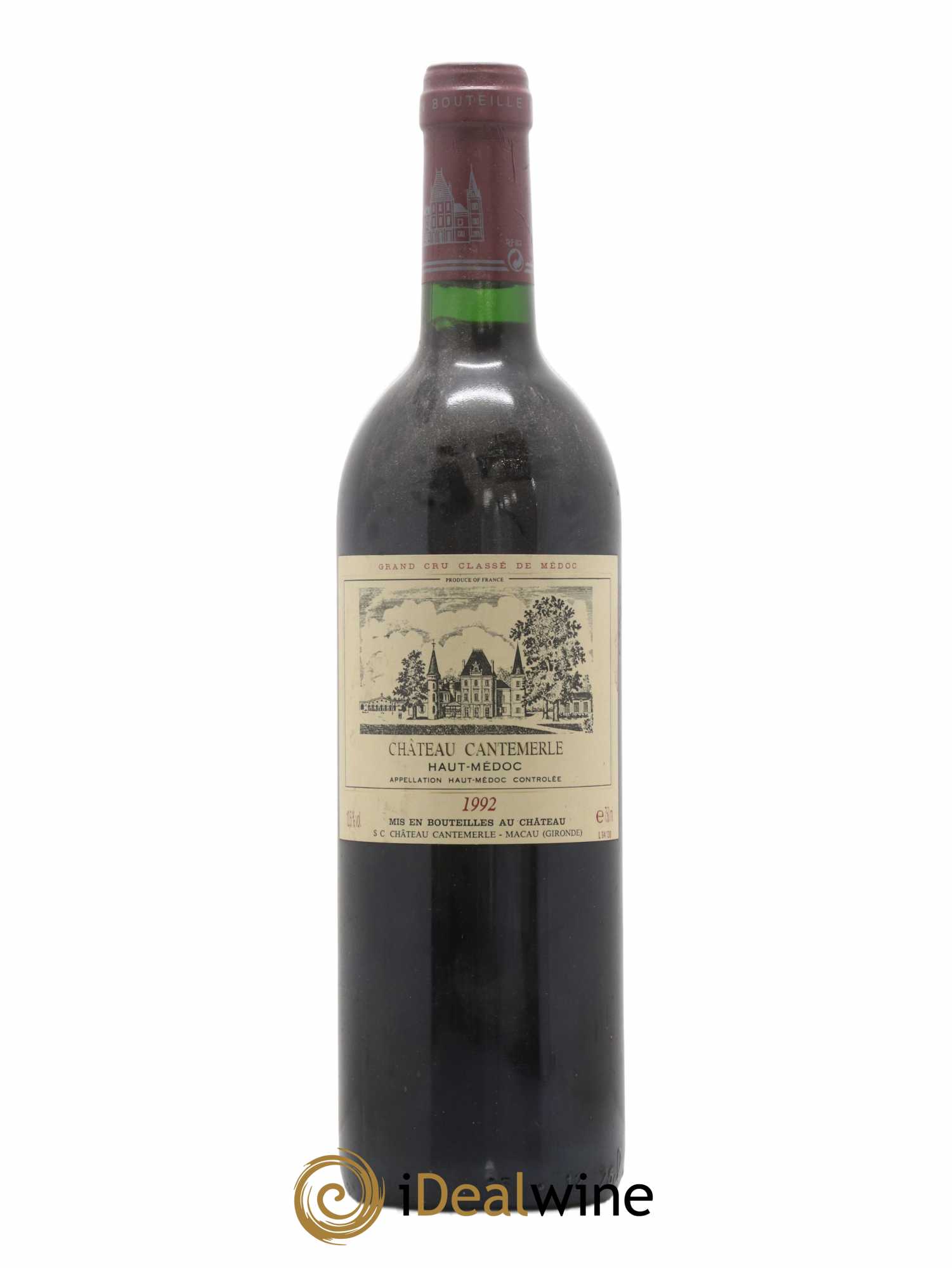 Château Cantemerle 5ème Grand Cru Classé 1992 - Lot de 1 bouteille - 0