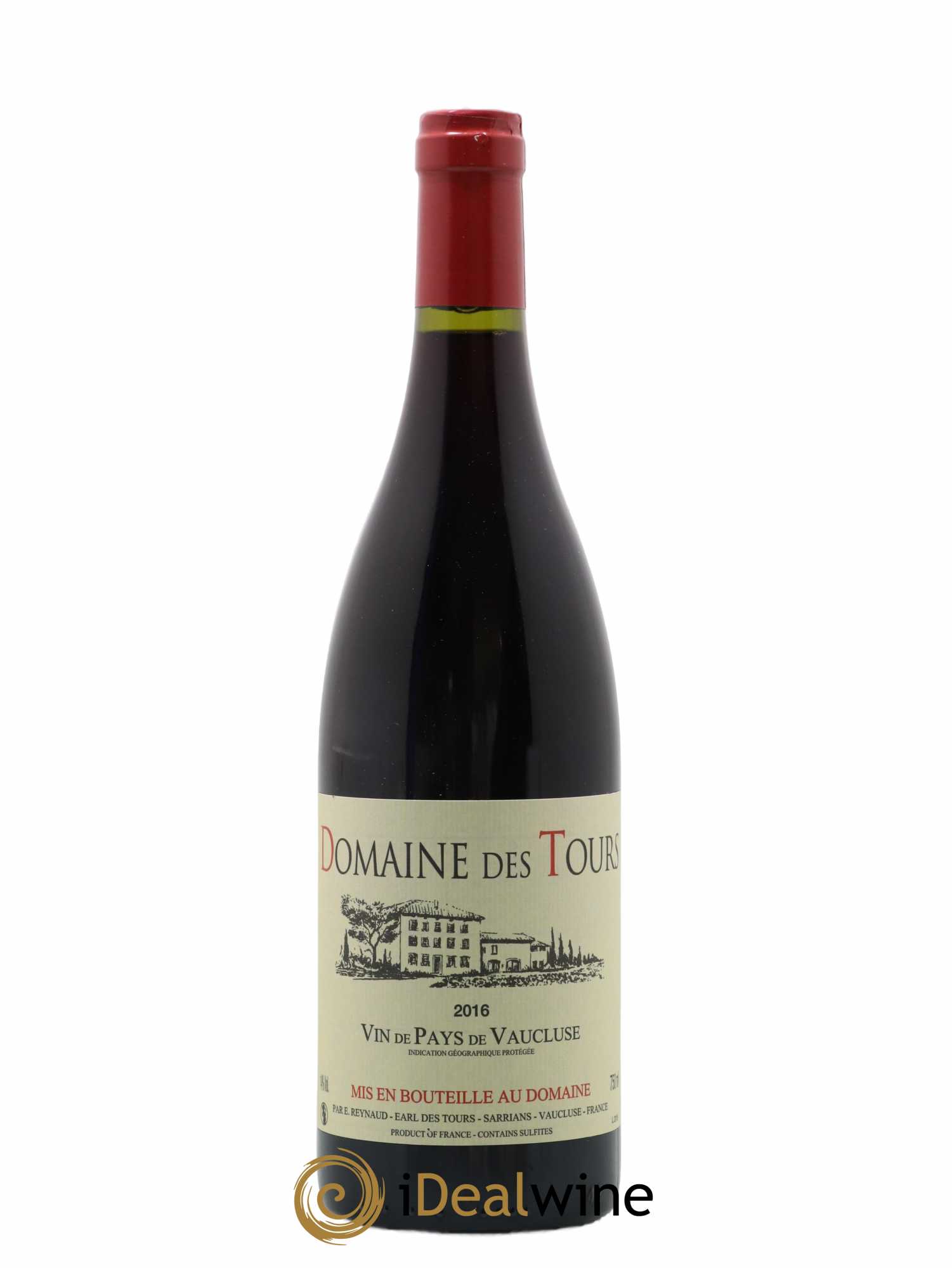 Vaucluse (Vin de Pays de Vaucluse) Domaine des Tours Emmanuel Reynaud 2016 - Lot de 1 bouteille - 0