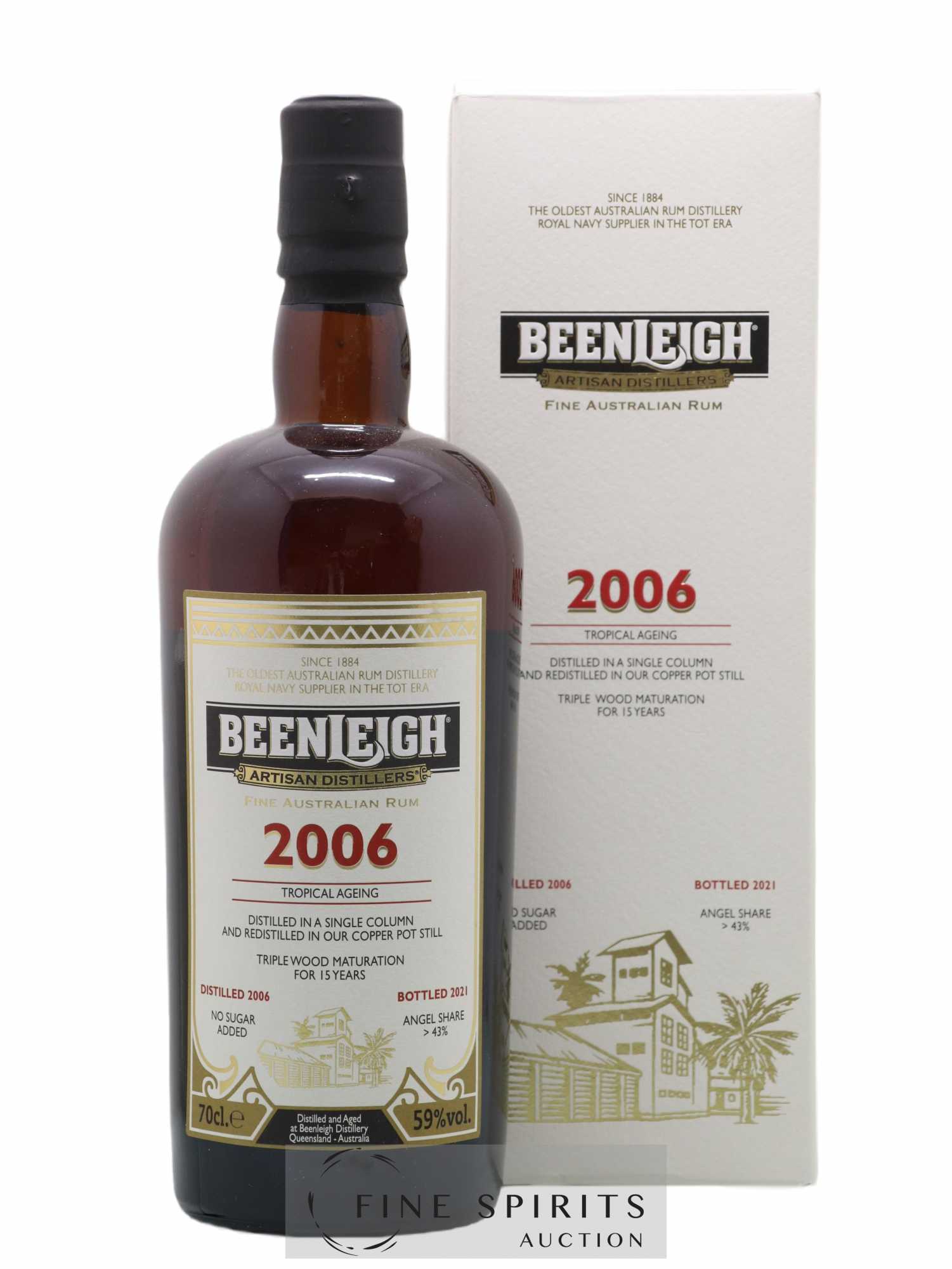 Beenleigh 15 years 2006 Of. Tropical Ageing - bottled 2021 - Lot de 1 bouteille - 0