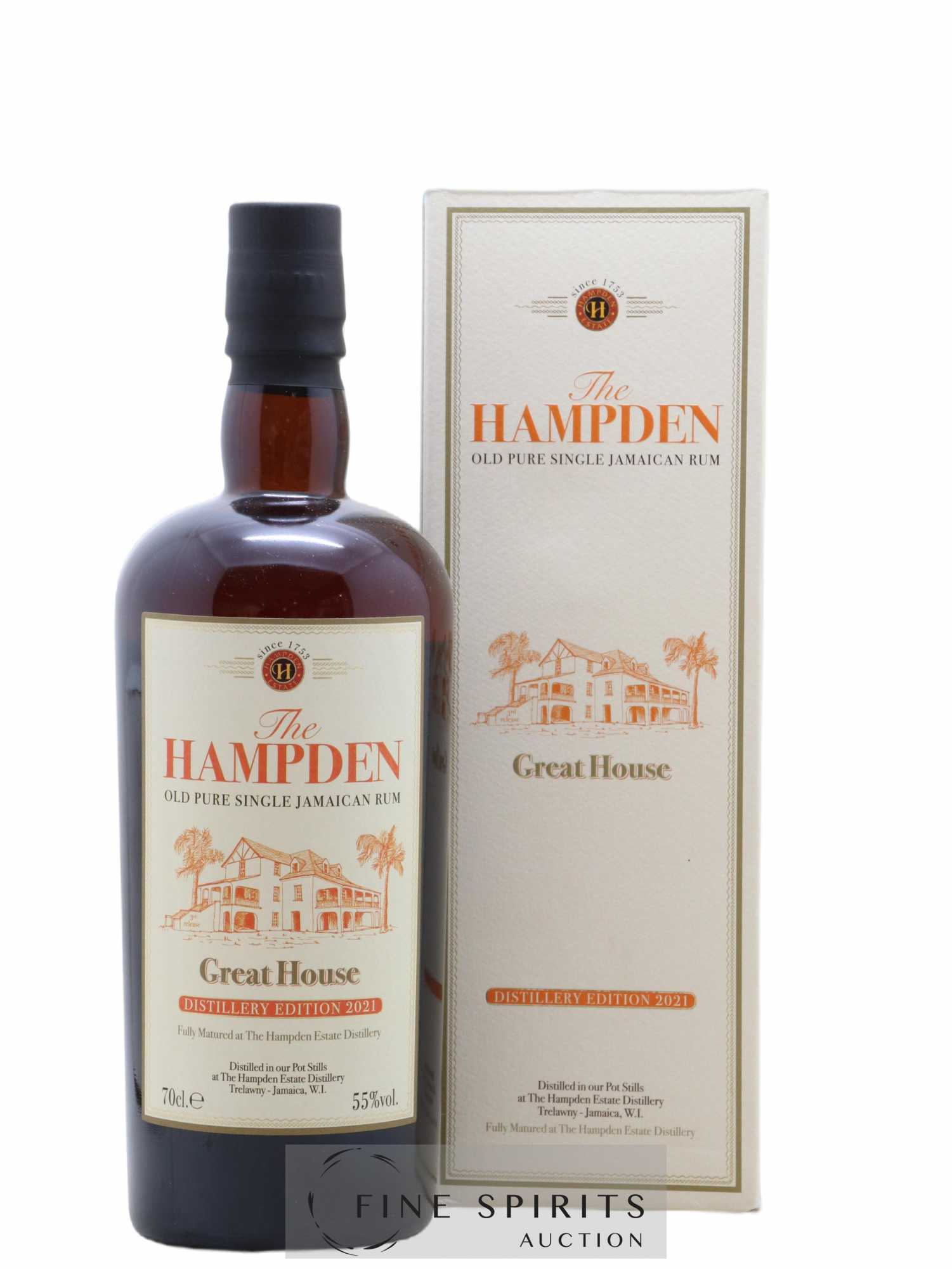 Hampden Of. Great House Distillery Edition 2021 - Lot de 1 bouteille - 0