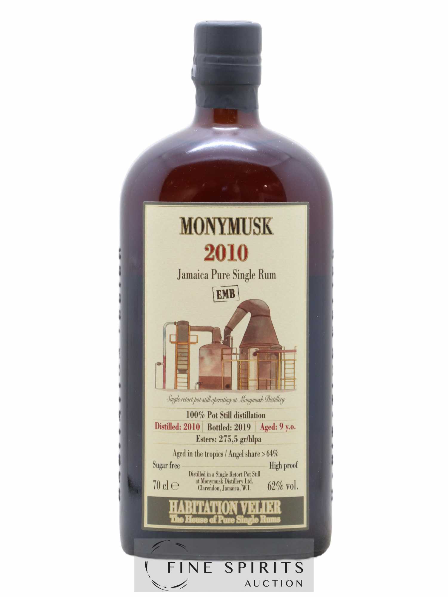 Monymusk 9 years 2010 Velier EMB bottled 2019 Habitation Velier - Lot de 1 bouteille - 1
