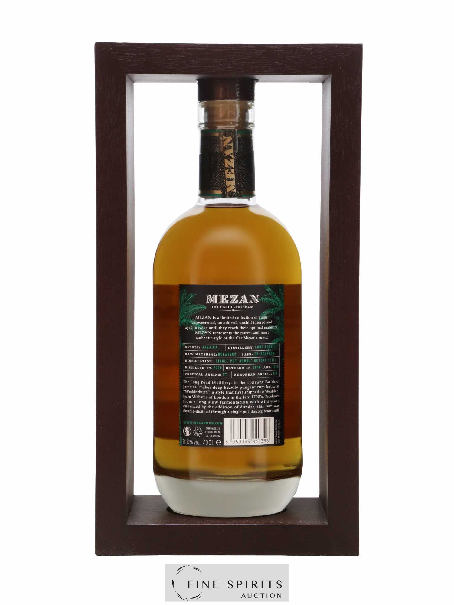 Mezan 18 years 2000 Of. Cask n°002-003 - One of 263 - bottled 2018 - Lot de 1 bouteille - 1