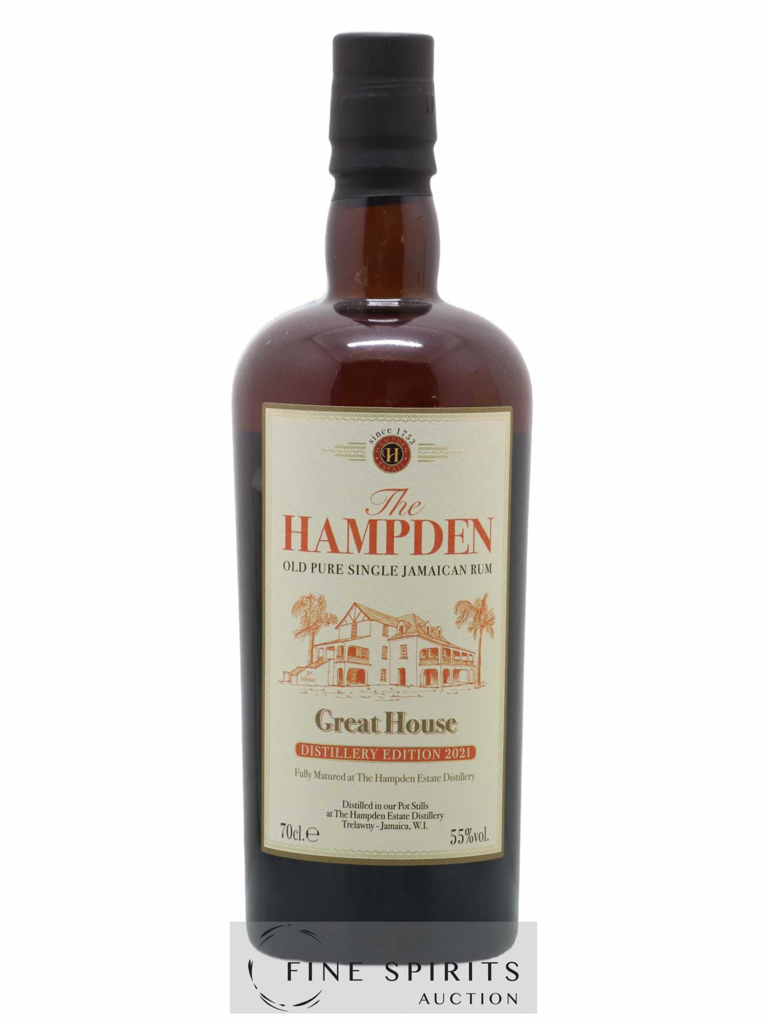 Hampden Of. Great House Distillery Edition 2021 - Lot de 1 bouteille - 1