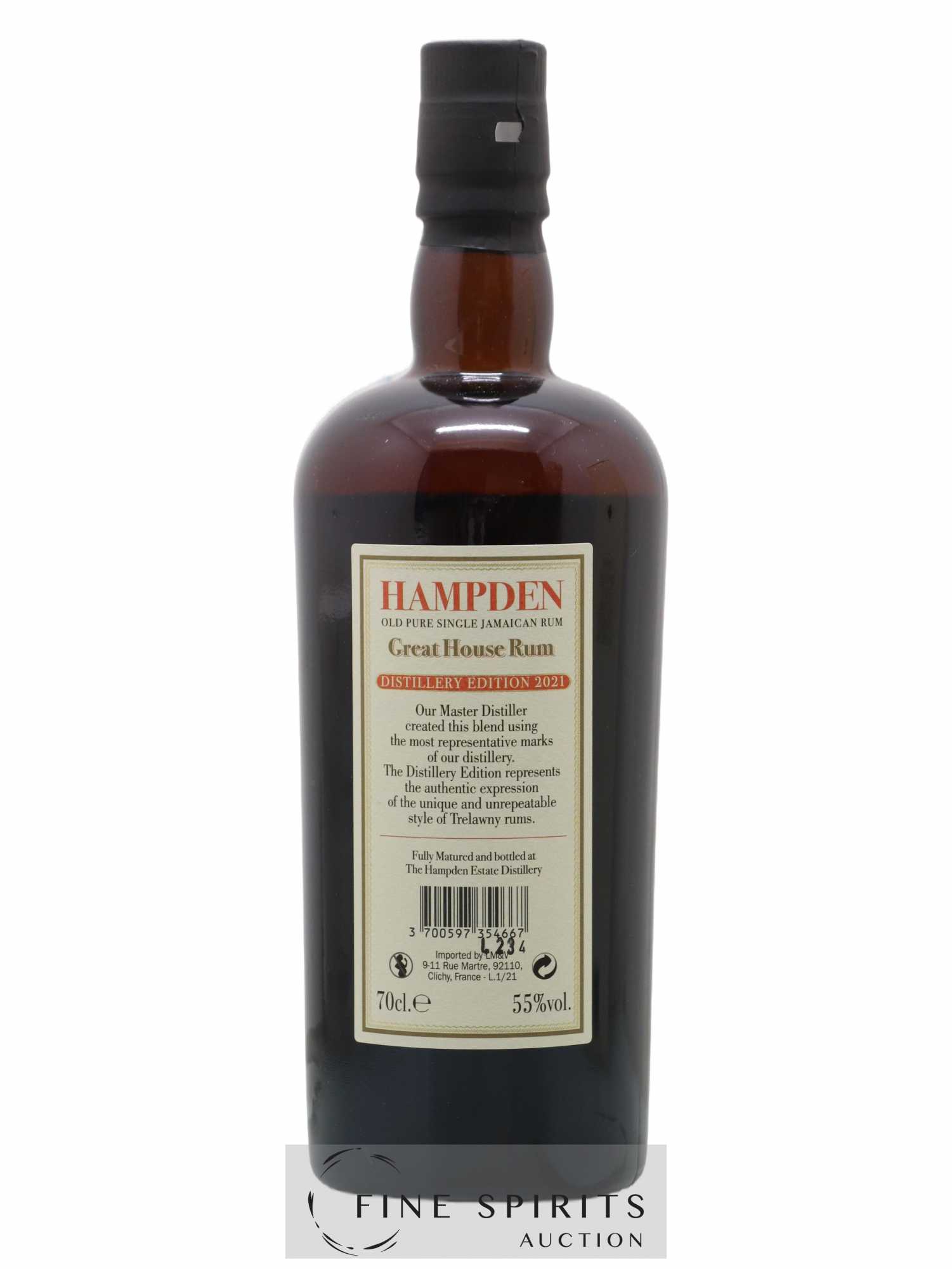Hampden Of. Great House Distillery Edition 2021 - Lot de 1 bouteille - 2