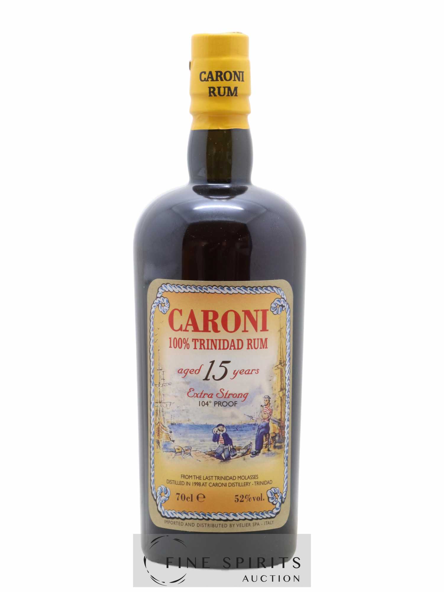 Caroni 15 years 1998 Velier 104° Proof bottled 2013 Extra Strong - Lot de 1 bouteille - 1