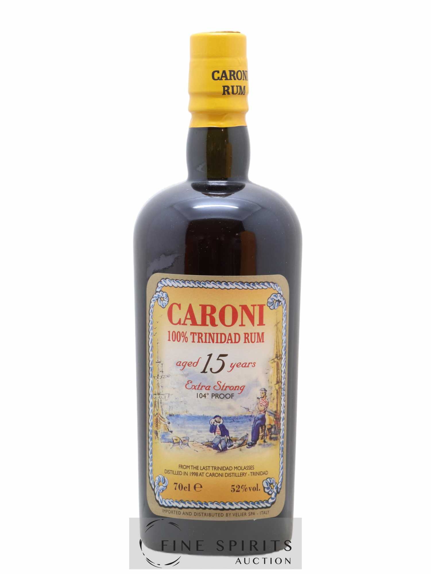 Caroni 15 years 1998 Velier 104° Proof bottled 2013 Extra Strong - Lot de 1 bouteille - 1