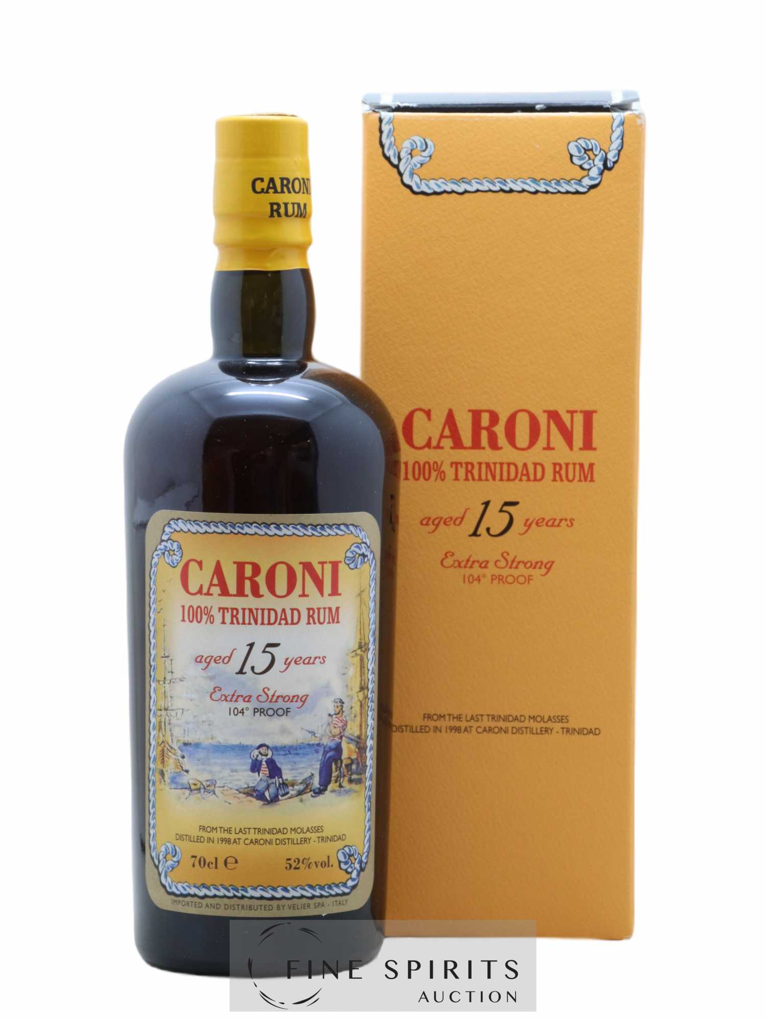 Caroni 15 years 1998 Velier 104° Proof bottled 2013 Extra Strong - Lot de 1 bouteille - 0