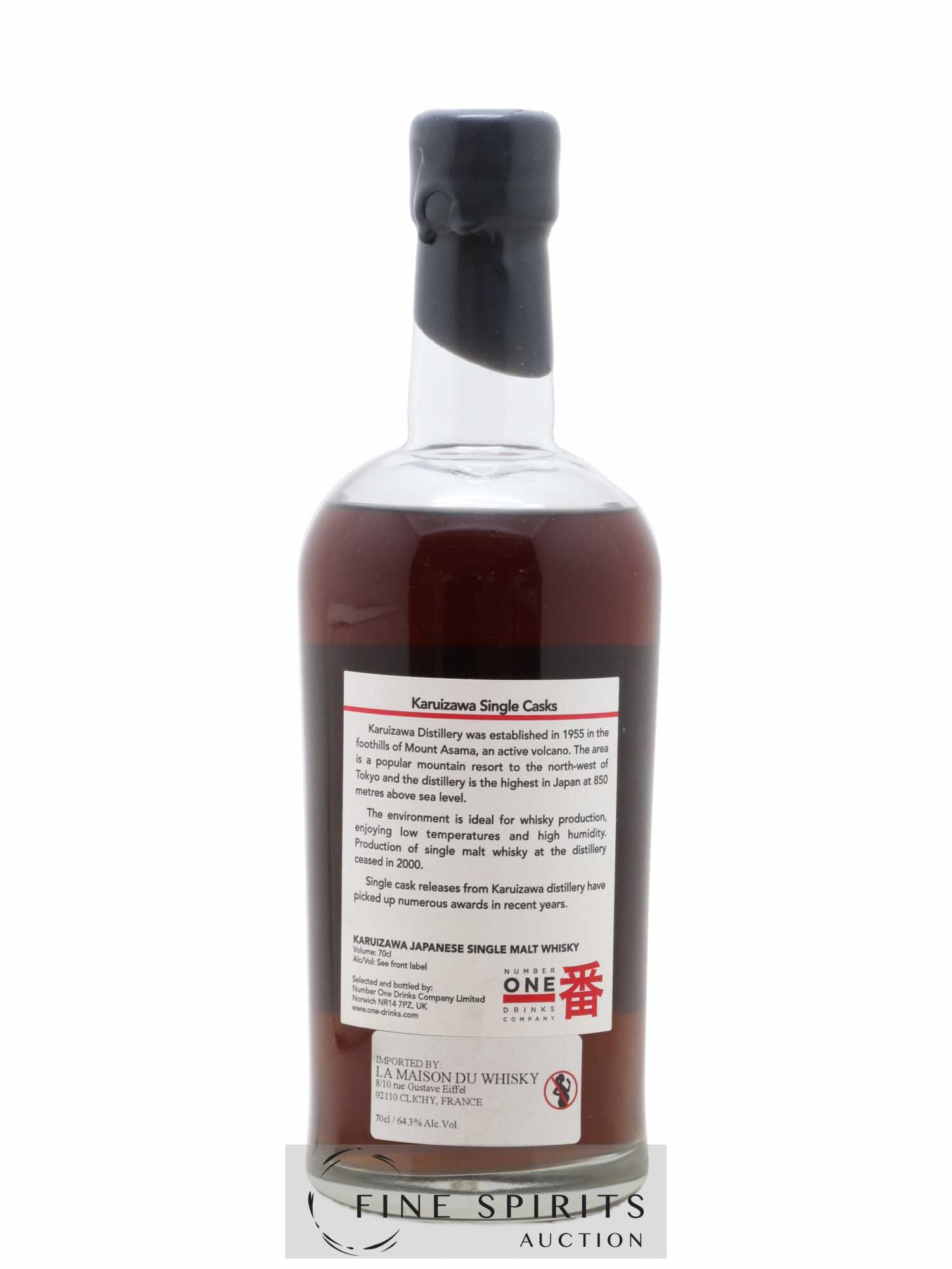 Karuizawa 1970 Number One Drinks Ex-Sherry Cask n°6177 - bottled 2012 - Lot de 1 bouteille - 2
