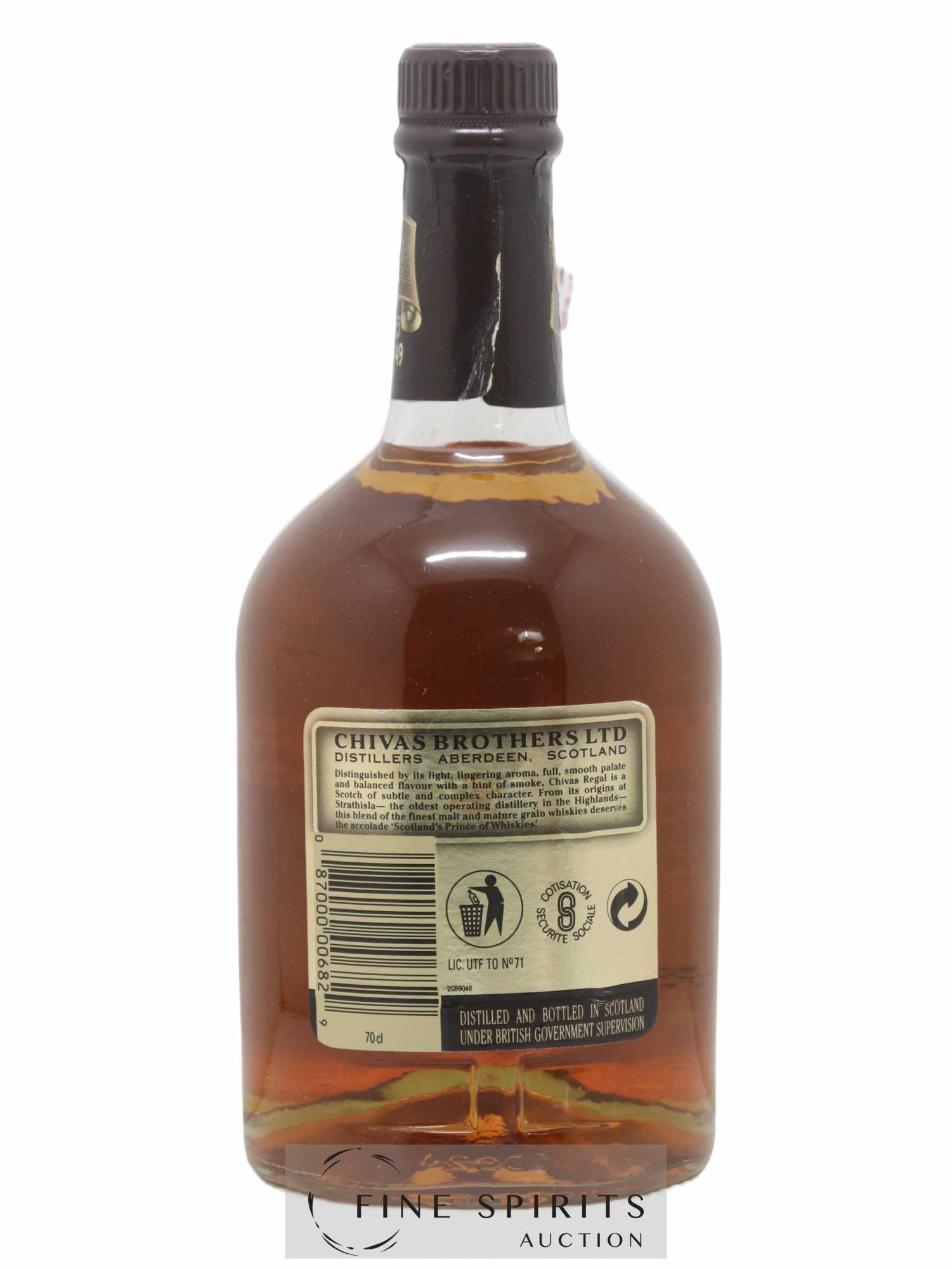 Chivas Regal 12 years Of. Premium Scotch - Lot de 1 bouteille - 1