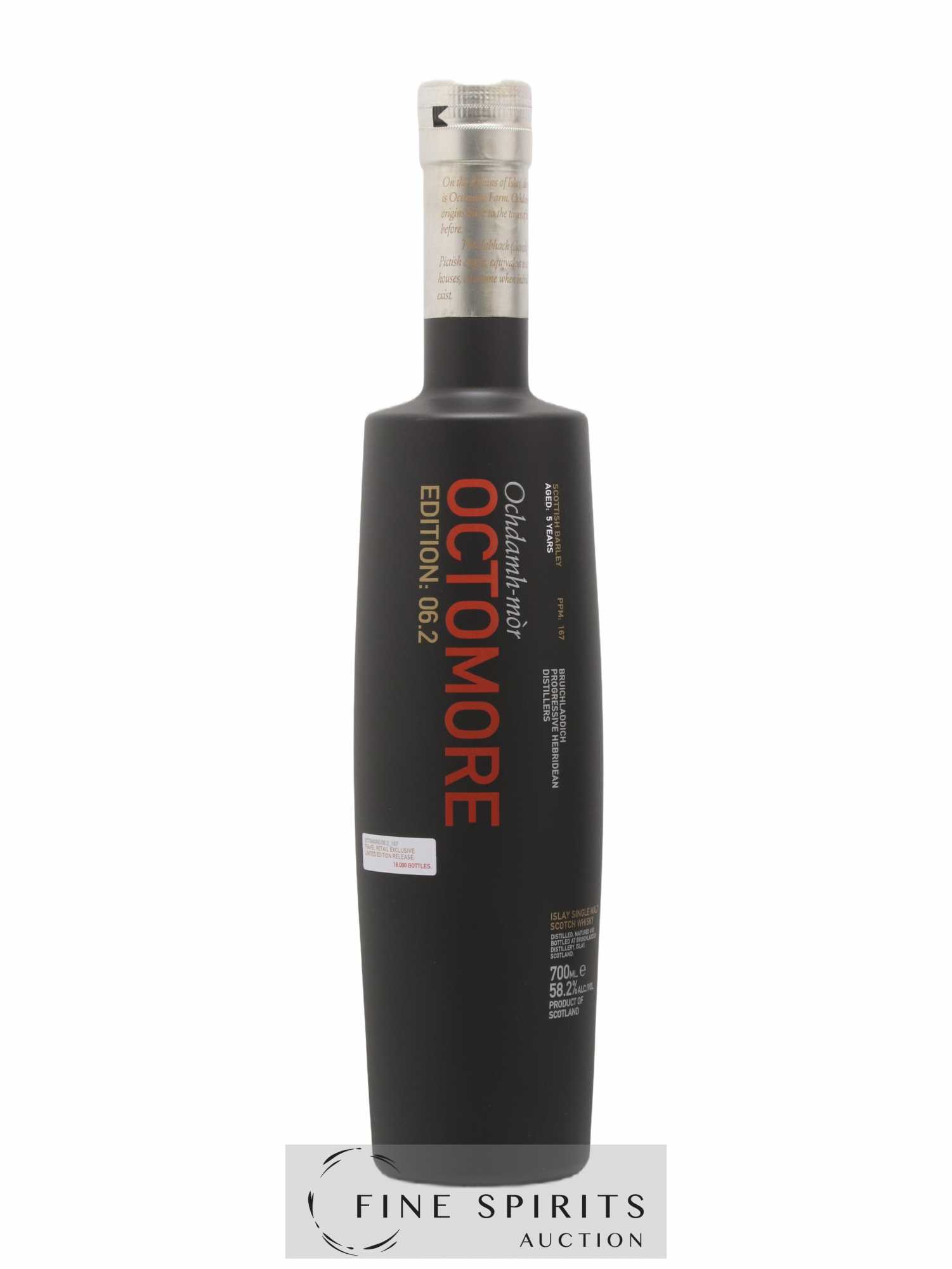 Octomore 5 years Of. Edition 06.2 Scottish Barley - One of 18000 Limited Edition - Lot de 1 bouteille - 1