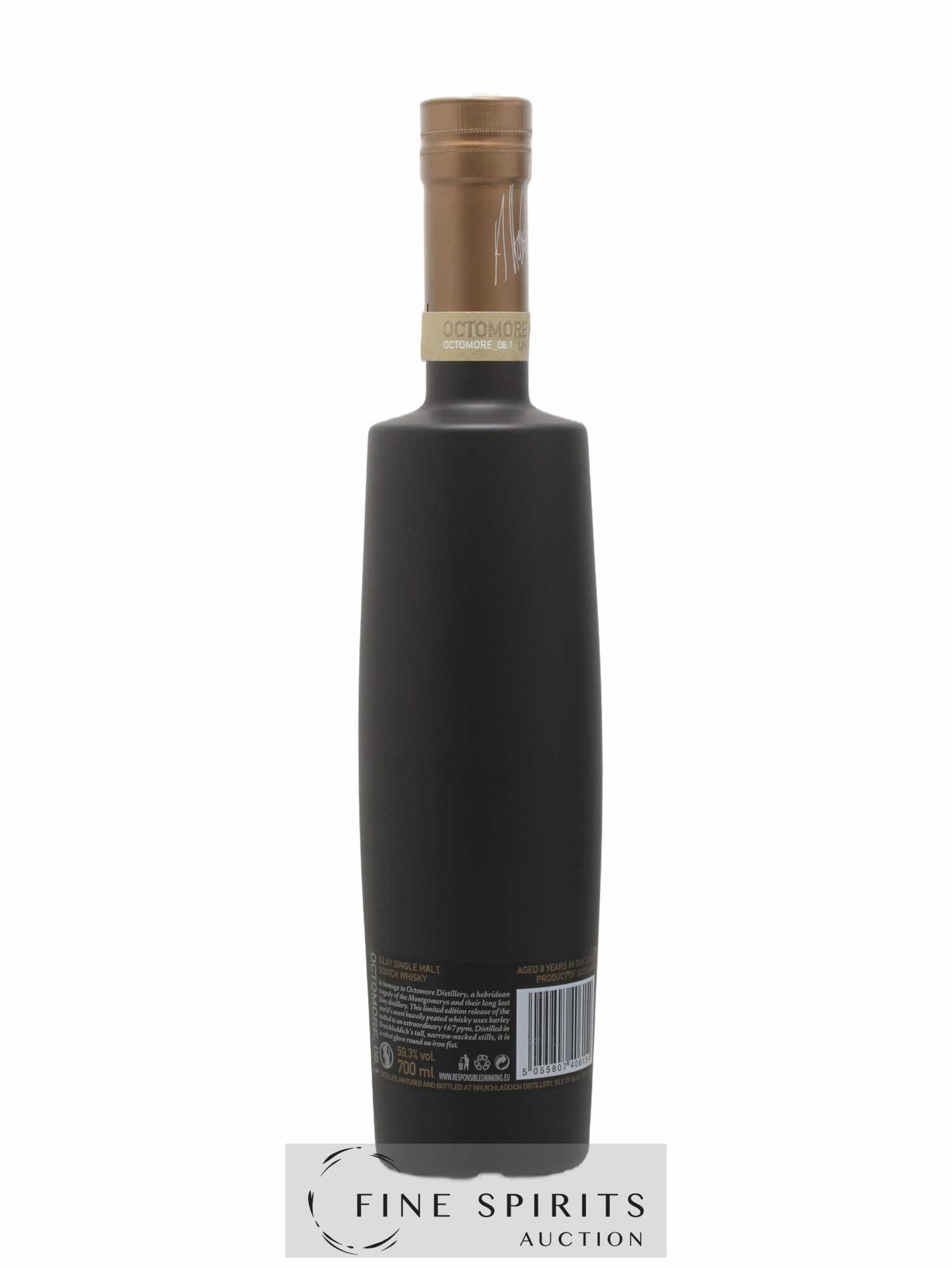 Octomore 8 years Of. Masterclass Edition 08.1 Super-Heavily Peated - One of 42000 Limited Edition - Lot de 1 bouteille - 2