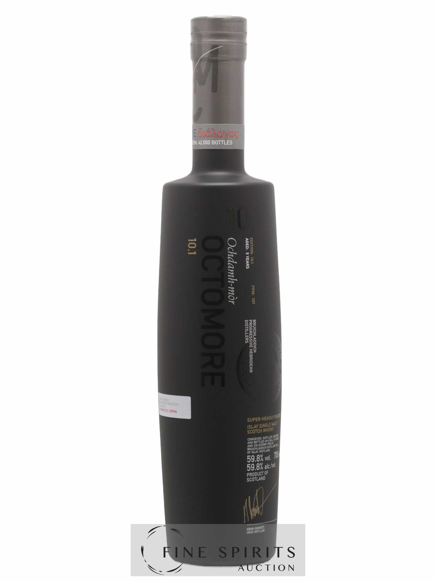 Octomore 5 years Of. Edition 10.1 Super-Heavily Peated - One of 42000 Limited Edition - Lot de 1 bouteille - 1