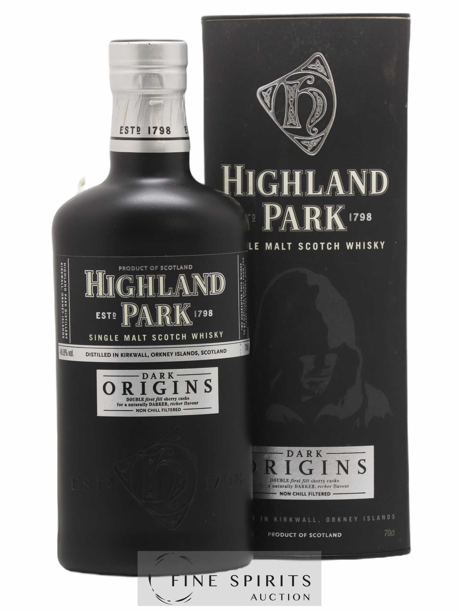 Highland Park Of. Dark Origins - Lot de 1 bouteille - 0