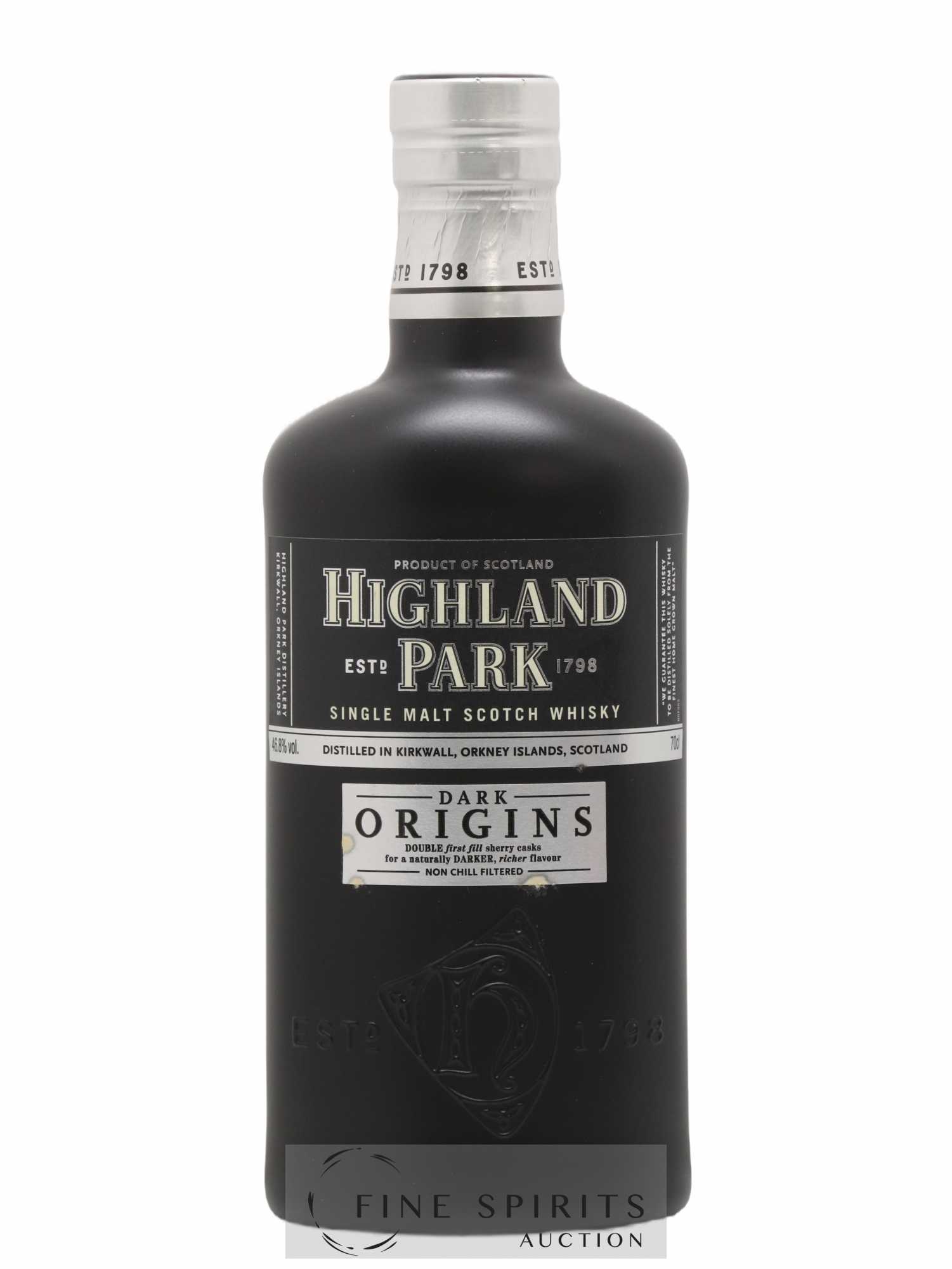 Highland Park Of. Dark Origins - Lot de 1 bouteille - 1