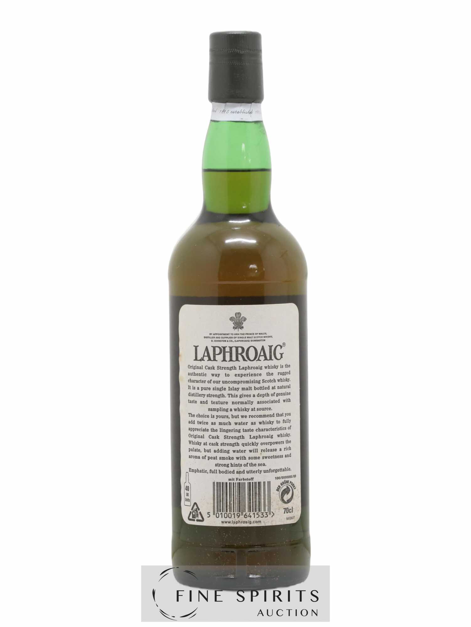 Laphroaig 10 years Of. Cask Strength 57.3° - Lot of 1 bottle - 2