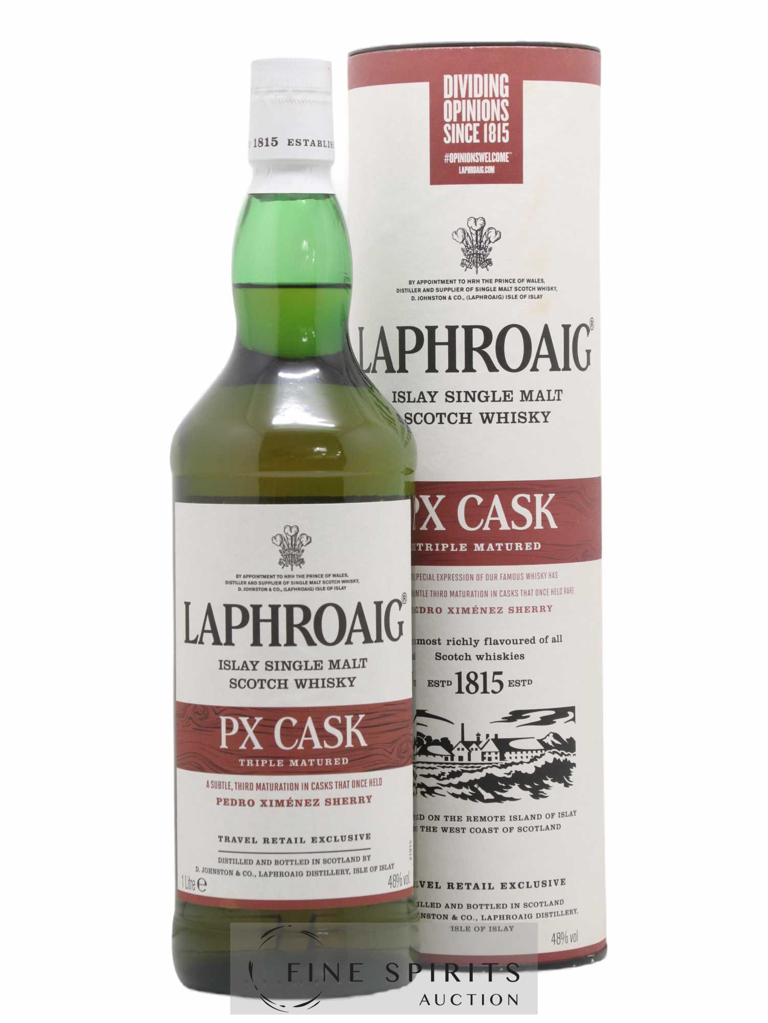Laphroaig Of. PX Cask Triple Matured Travel Retail Exclusive - Lot de 1 bouteille - 0