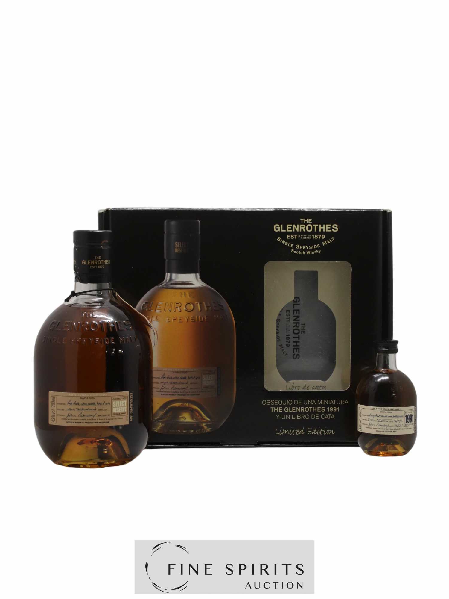 Glenrothes Of. Select Reserve with 1 minionette 1991 Sample Room - Lot de 1 bouteille - 3