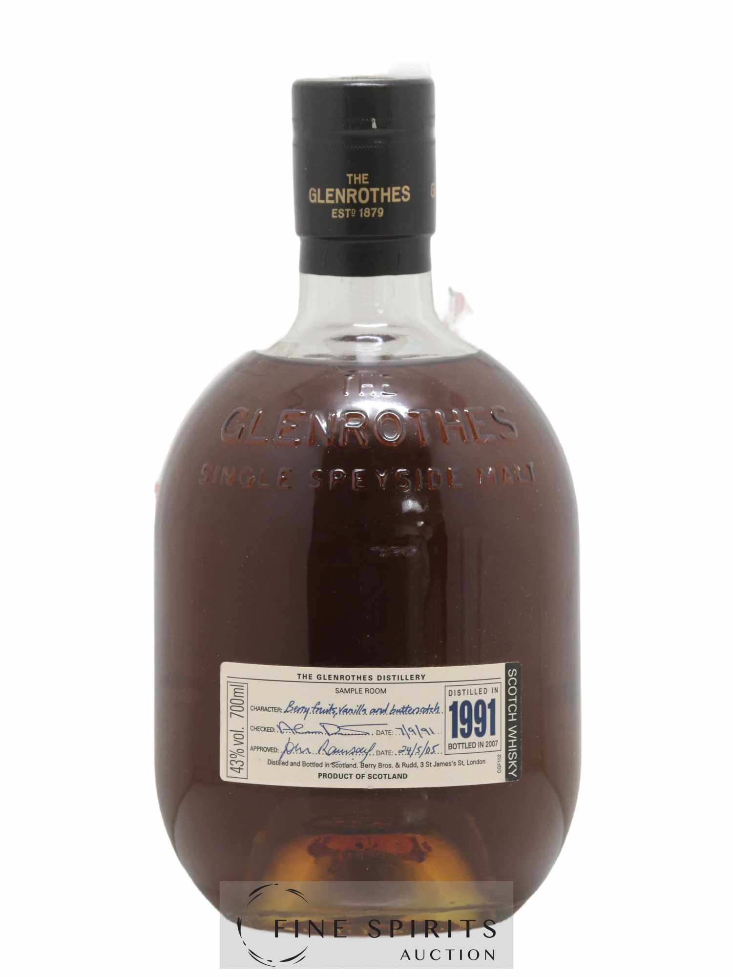 Glenrothes Of. Select Reserve with 1 minionette 1991 Sample Room - Lot de 1 bouteille - 0