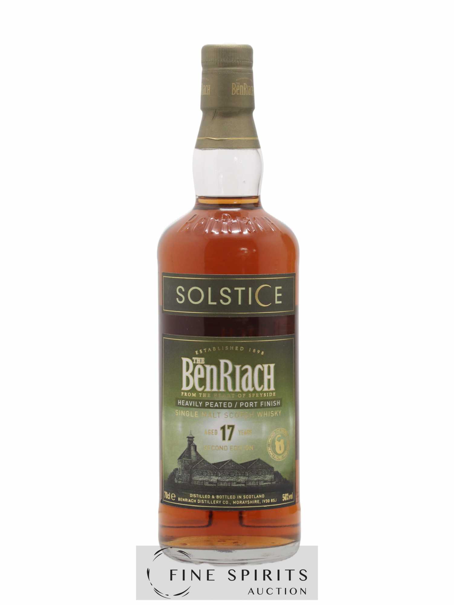 Benriach 17 years Of. Solstice Second Edition - Lot of 1 bottle - 1
