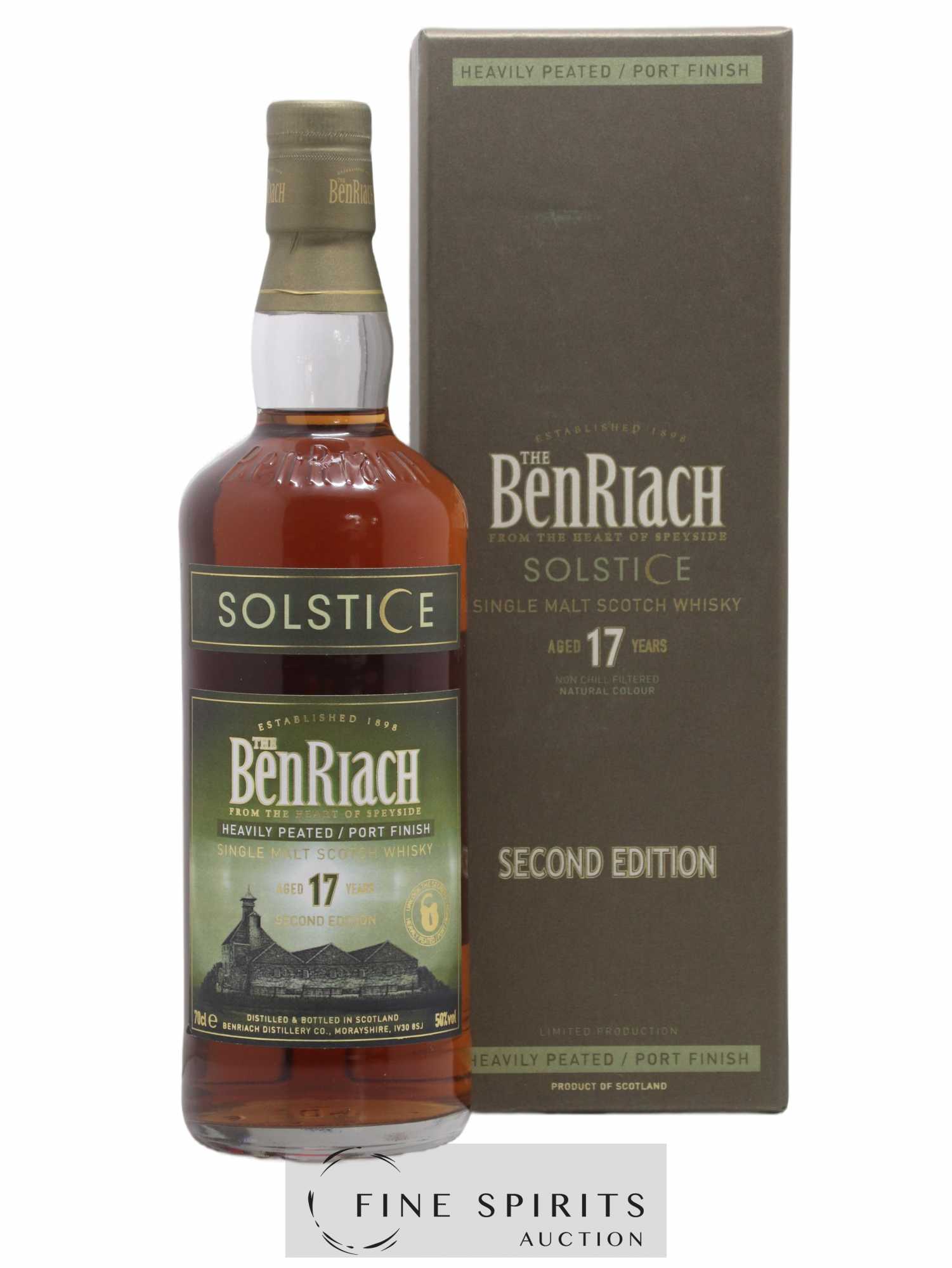 Benriach 17 years Of. Solstice Second Edition - Lot of 1 bottle - 0