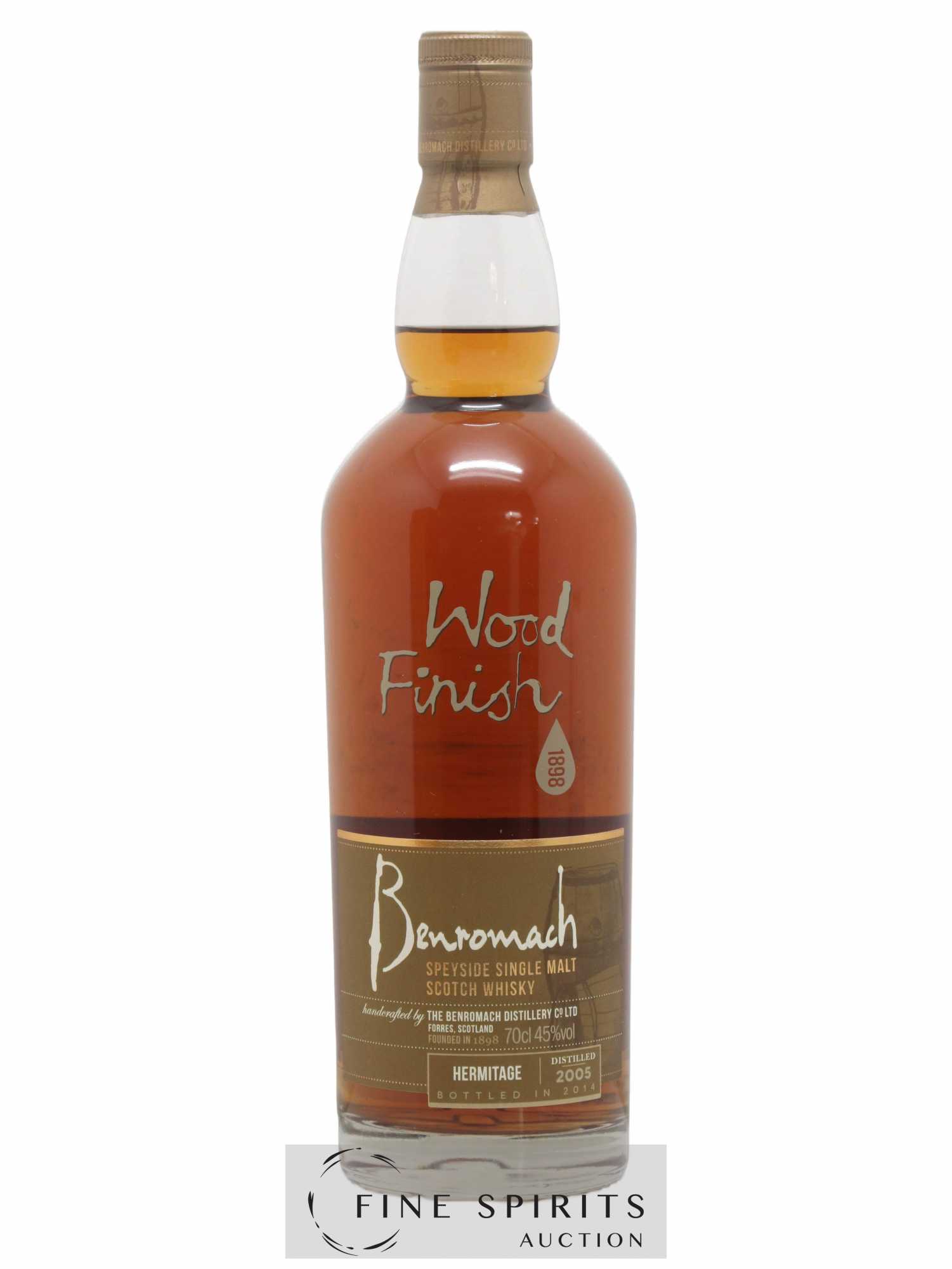 Benromach 2005 Of. Hermitage Wood Finish bottled 2014 - Lot of 1 bottle - 1