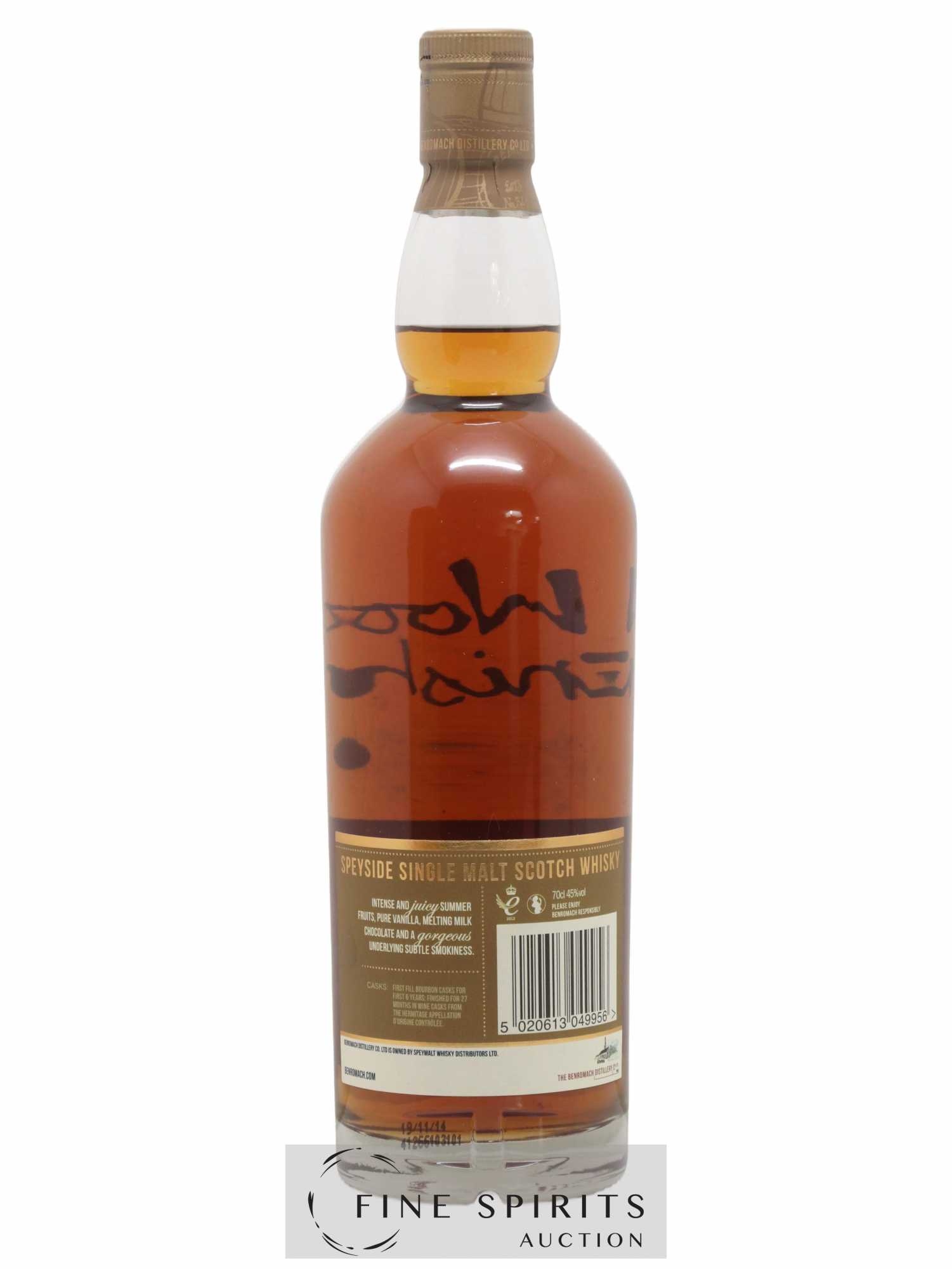 Benromach 2005 Of. Hermitage Wood Finish bottled 2014 - Lot of 1 bottle - 2