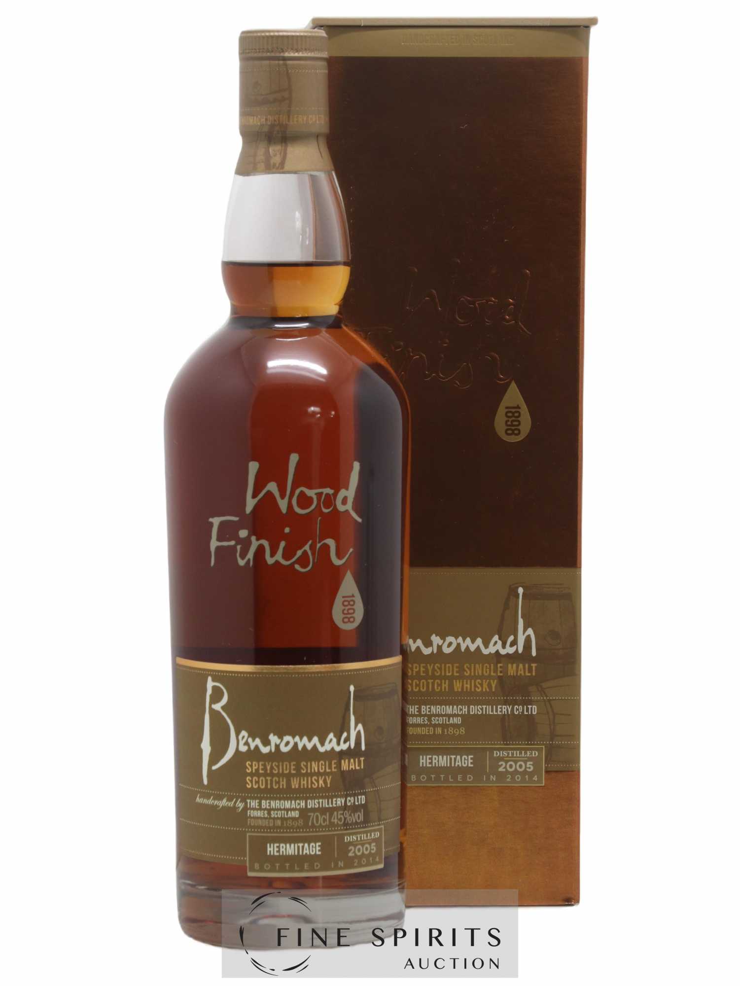 Benromach 2005 Of. Hermitage Wood Finish bottled 2014 - Lot of 1 bottle - 0