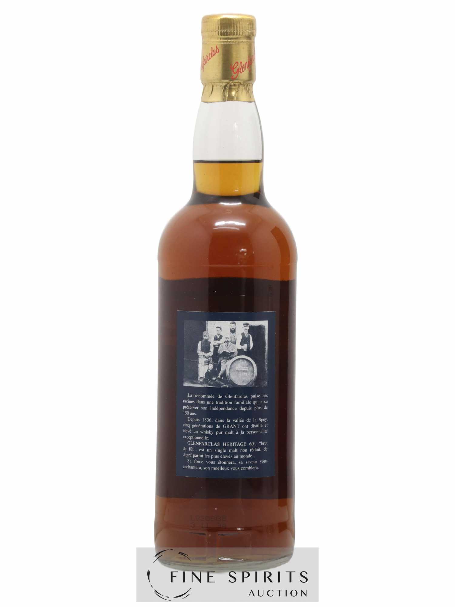 Glenfarclas Of. Heritage 60° Brut de Fût Mahler-Besse - Lot de 1 bouteille - 2