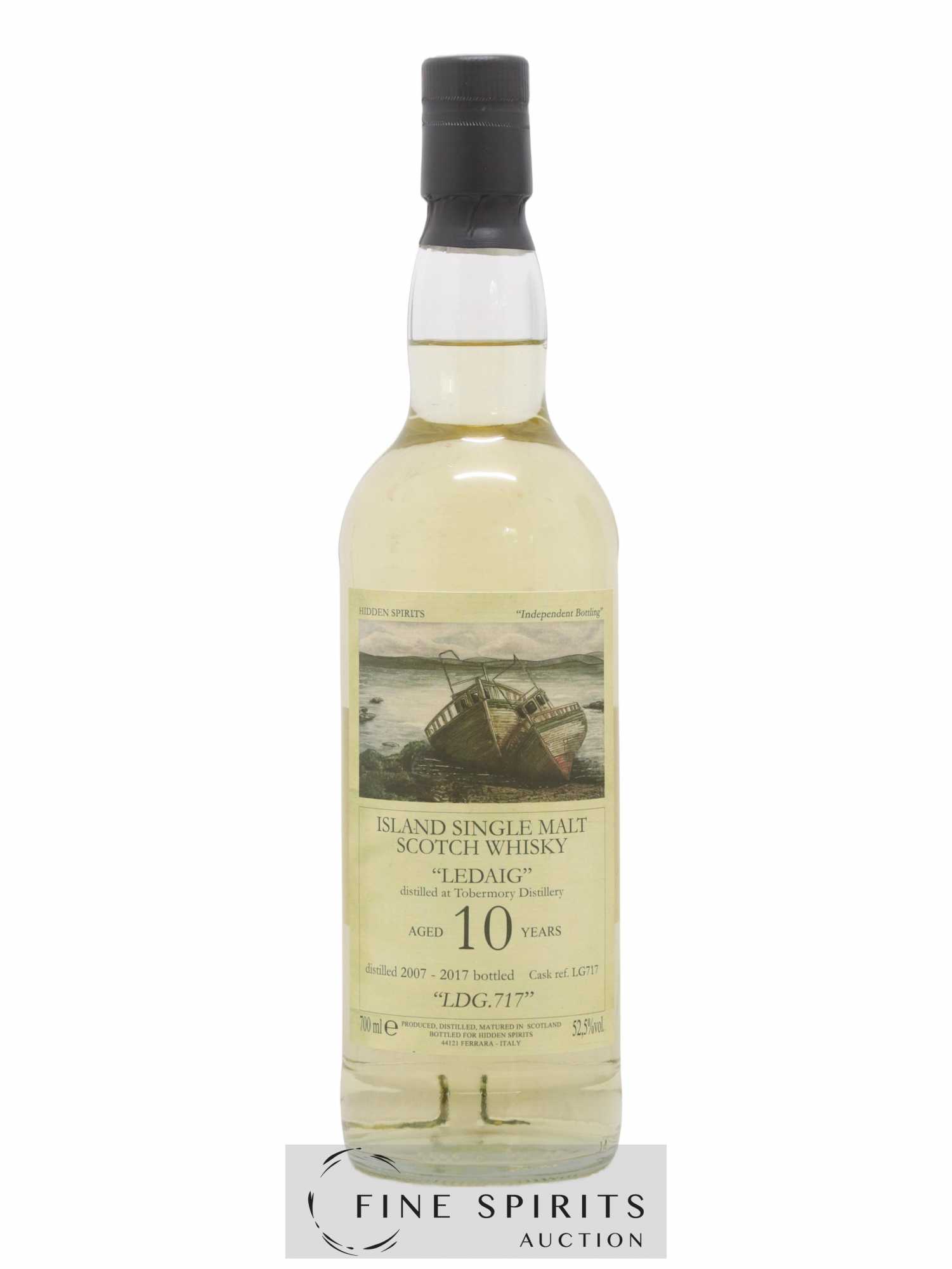 Ledaig 10 years 2007 Hidden Spirits LDG.717 Cask n°LG717 - bottled 2017 - Lot of 1 bottle - 1