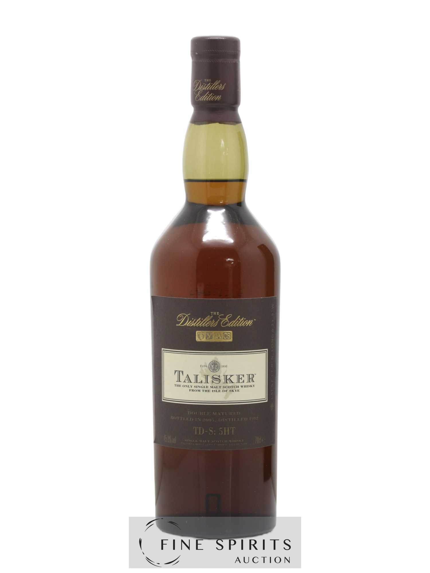 Talisker 1992 Of. The Distillers Edition Cask n° TD-S 5HT - bottled 2005 - Lot de 1 bouteille - 1