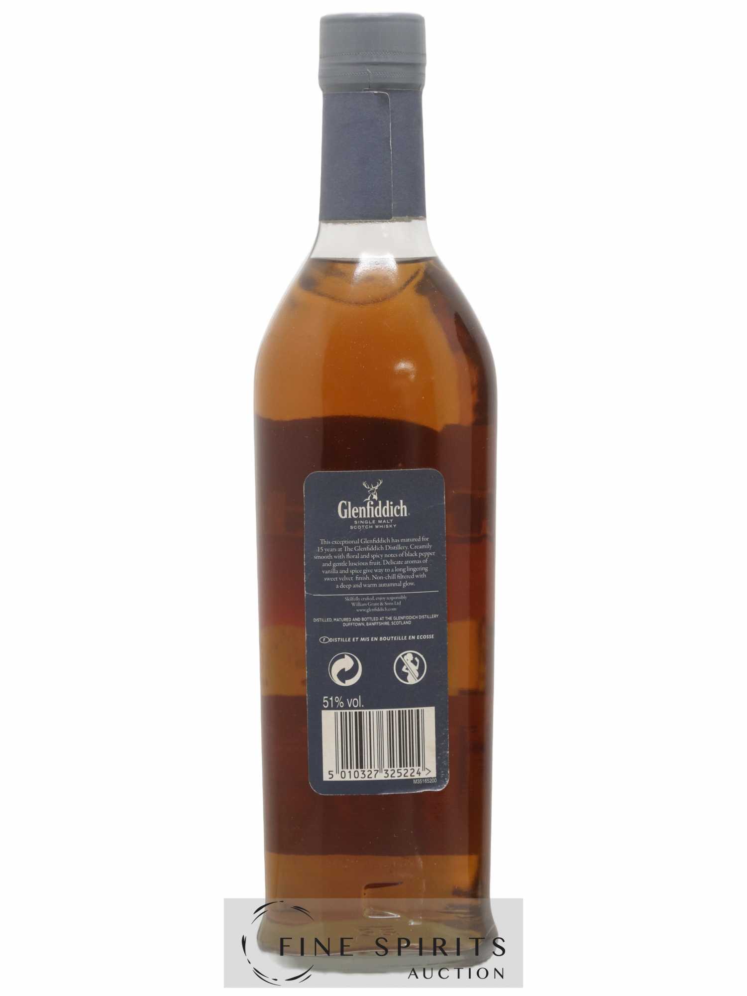 Glenfiddich 15 years Of. Distillery Edition - Lot de 1 bouteille - 2